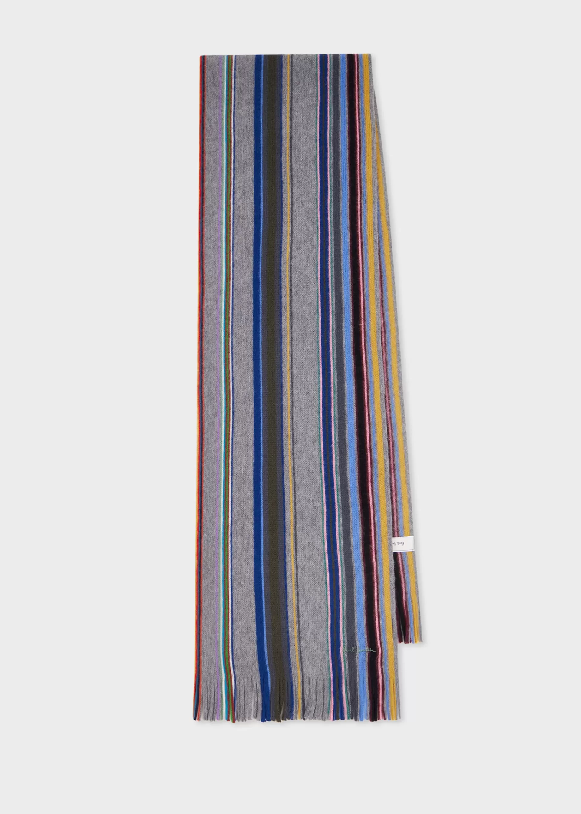 Merino Wool Multistripe Scarf>Paul Smith Flash Sale