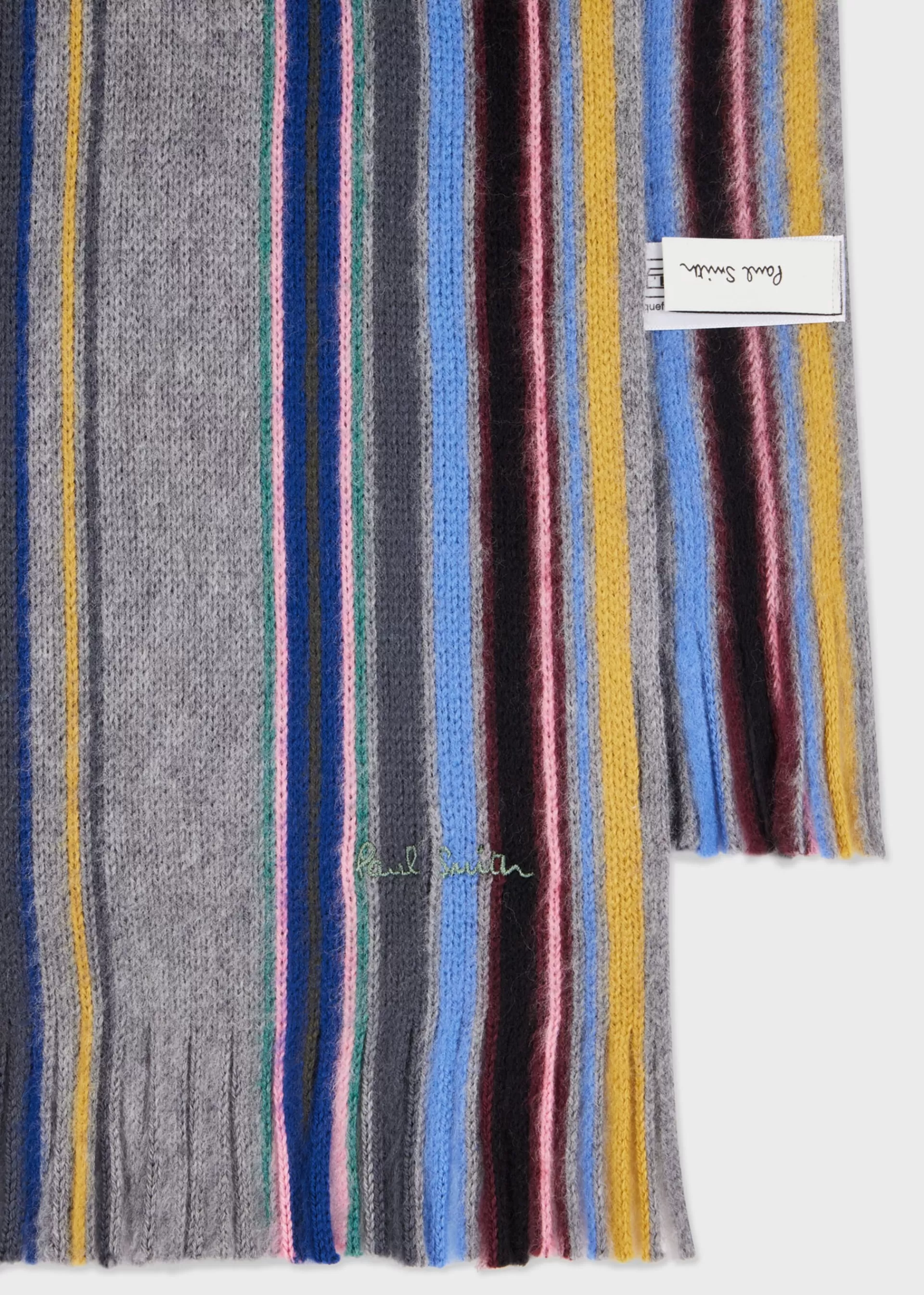 Merino Wool Multistripe Scarf>Paul Smith Flash Sale