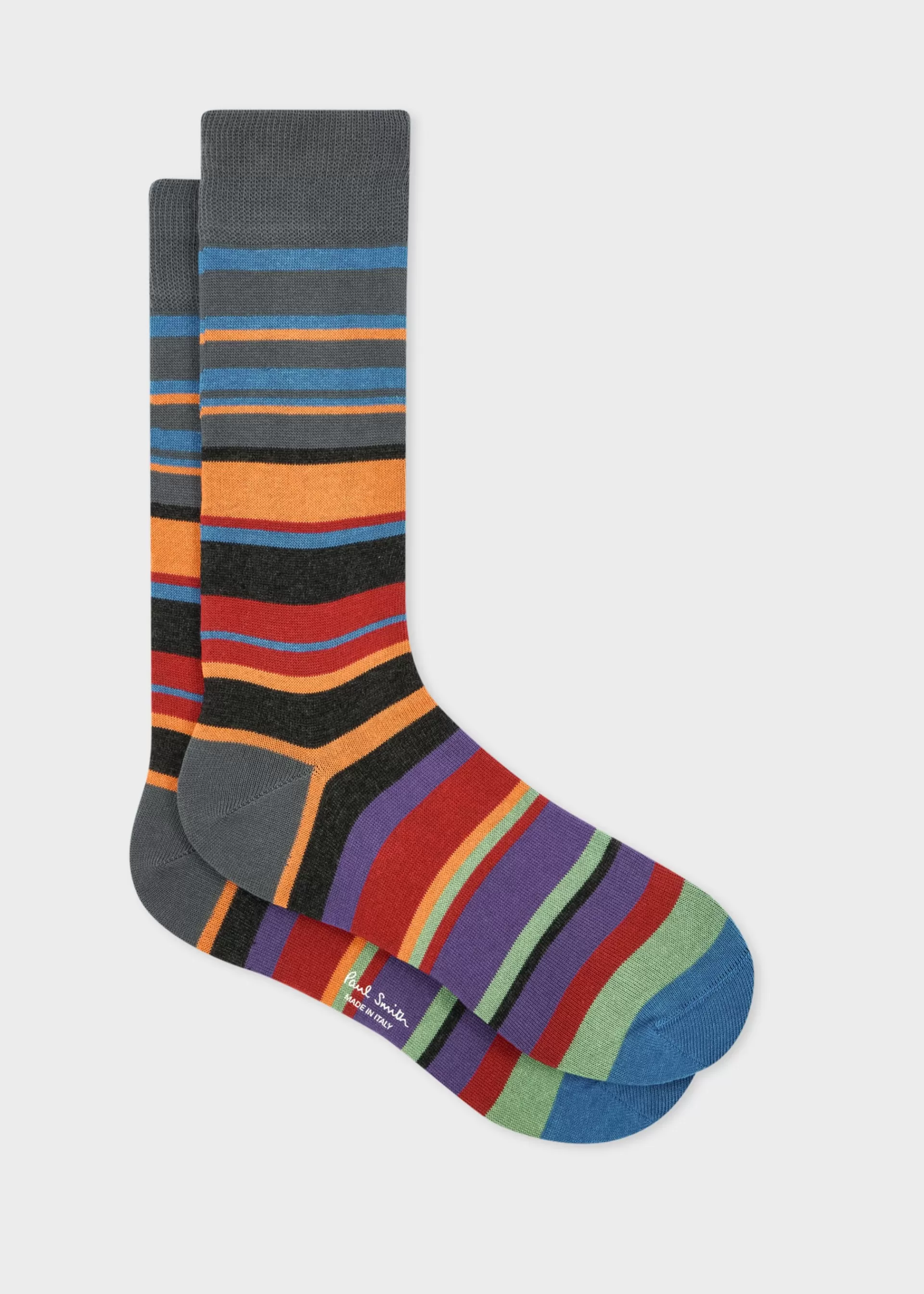 Mixed Stripe Socks>Paul Smith Outlet