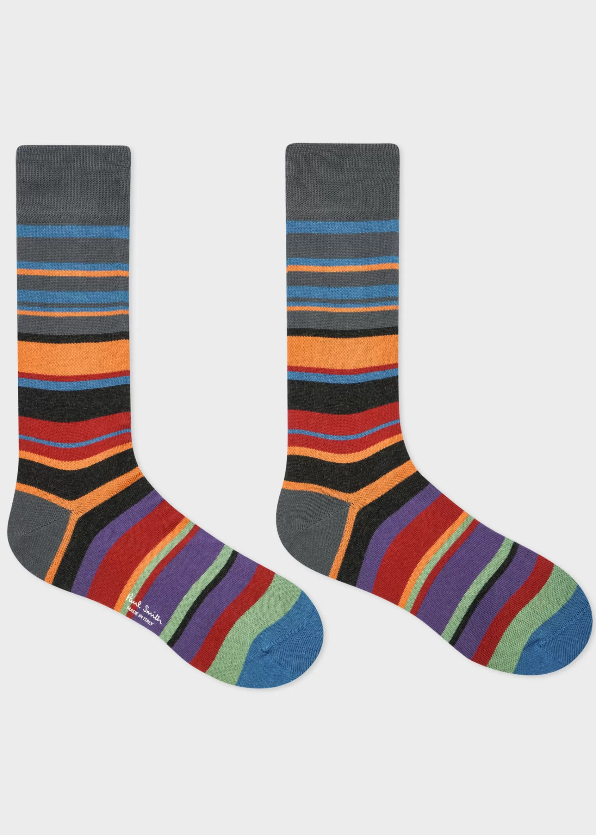 Mixed Stripe Socks>Paul Smith Outlet