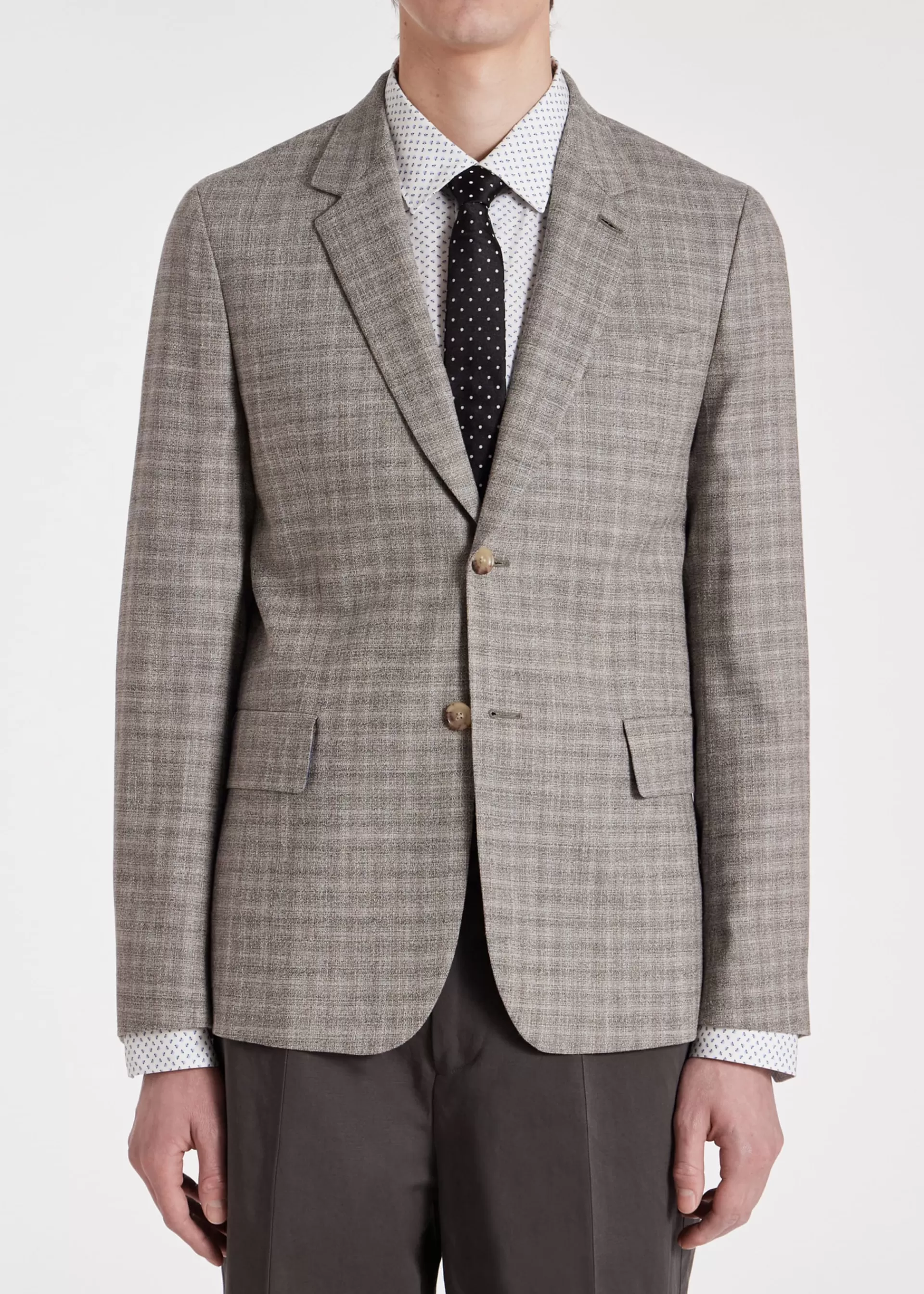Ombre-Check Wool-Blend Buggy-Lined Blazer>Paul Smith Cheap