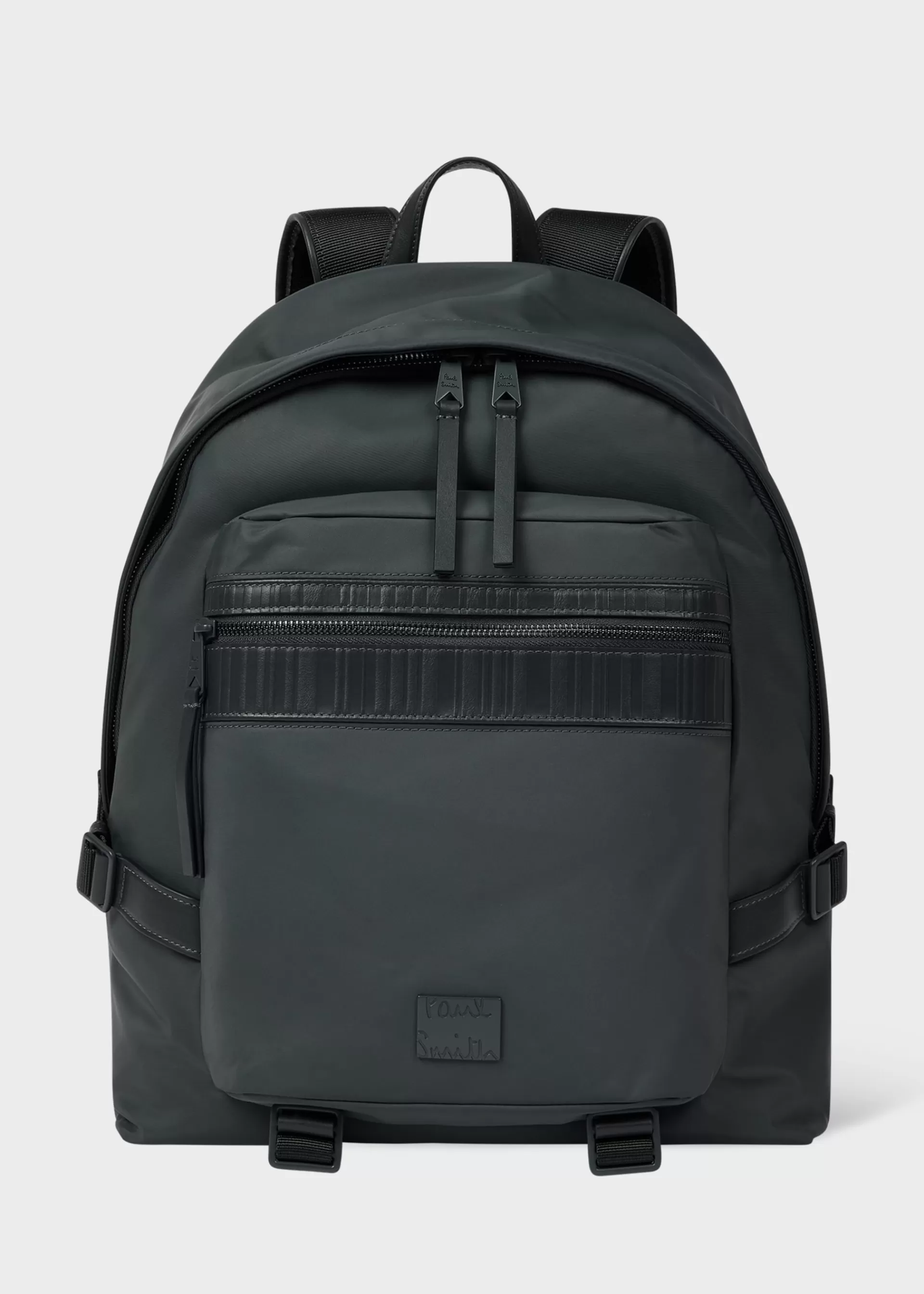 Grey 'Shadow Stripe' Backpack>Paul Smith Outlet