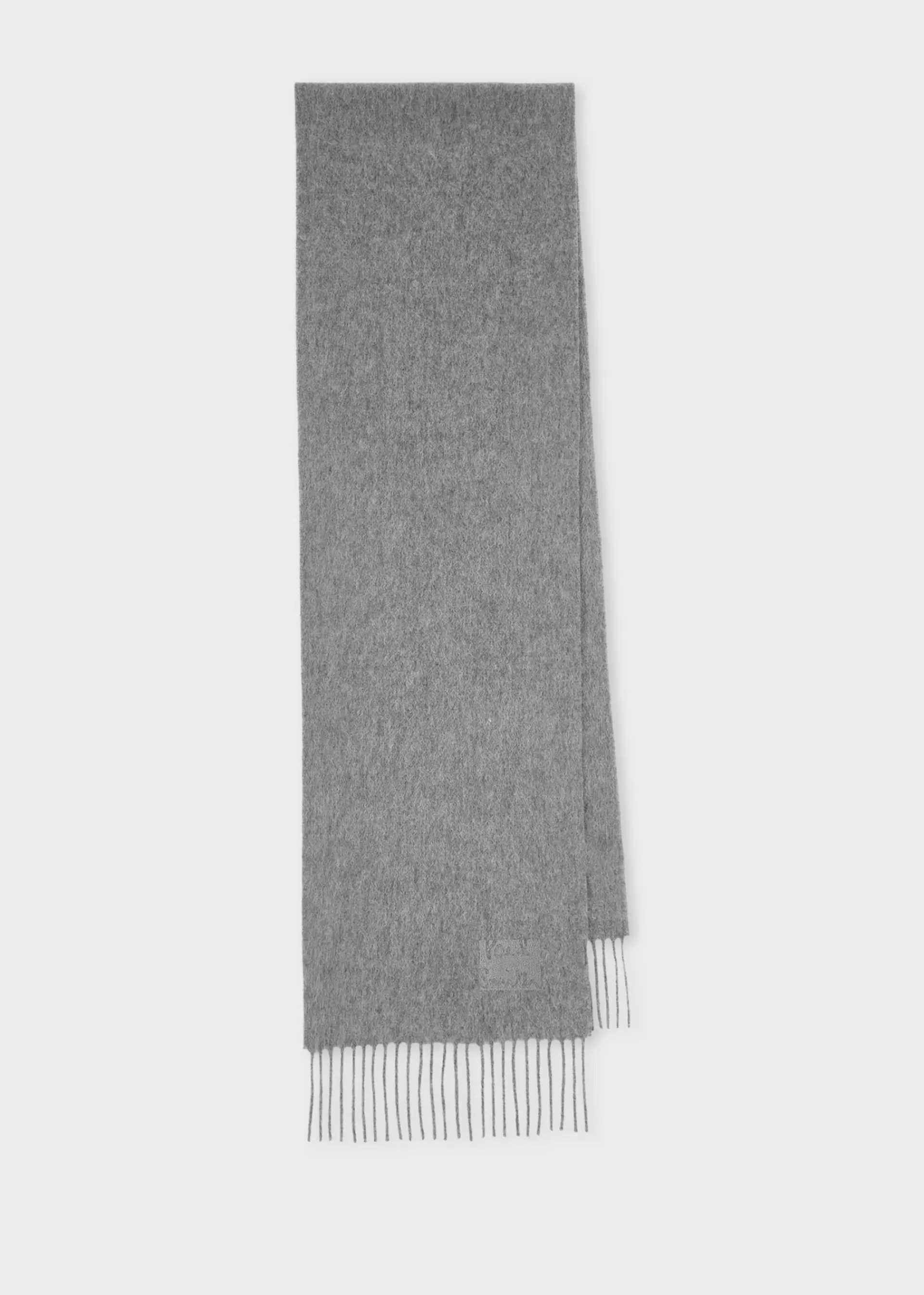 Tonal Embroidered Logo Cashmere Scarf>Paul Smith New