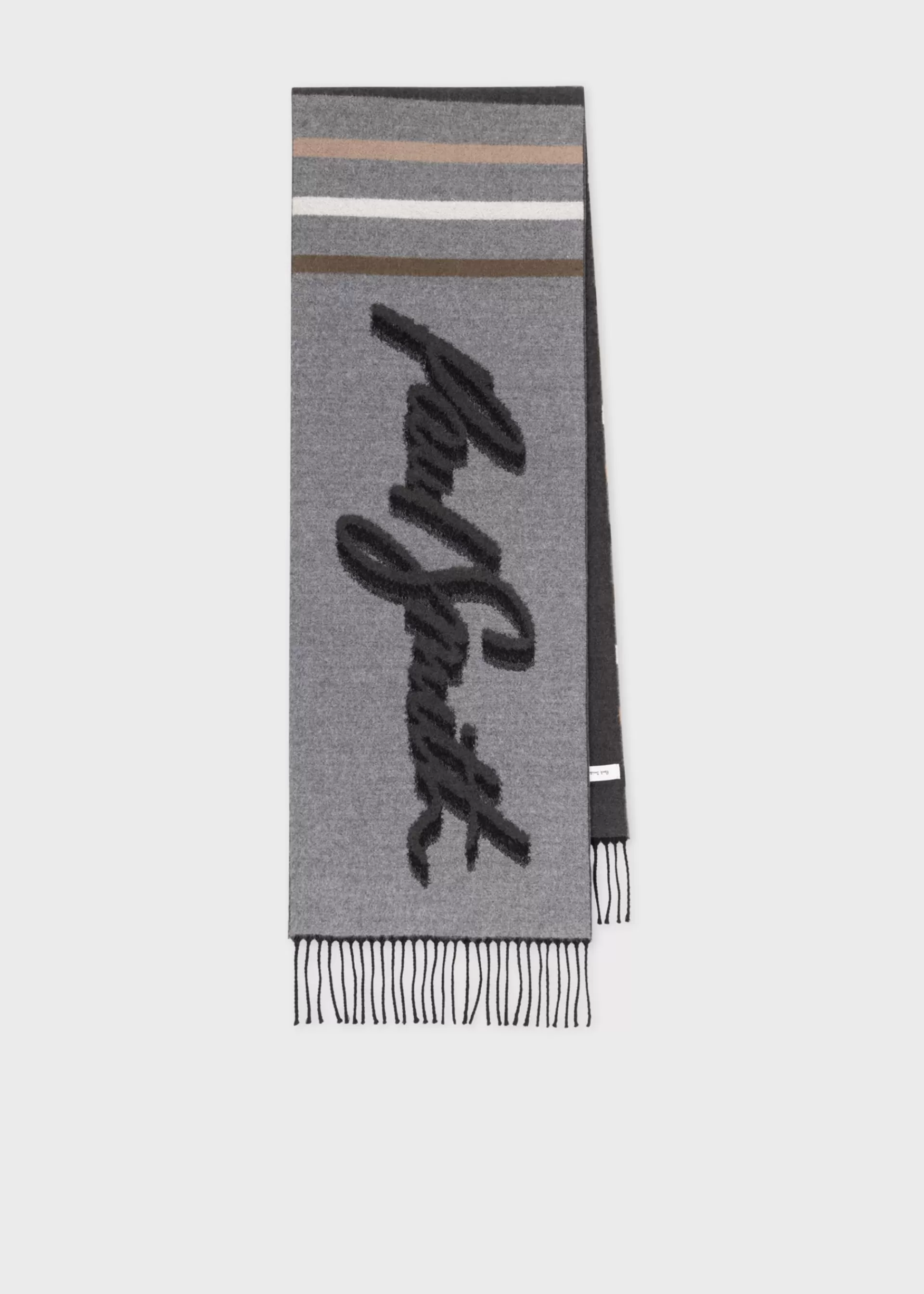 Wool-Blend Logo Jacquard Scarf>Paul Smith Sale