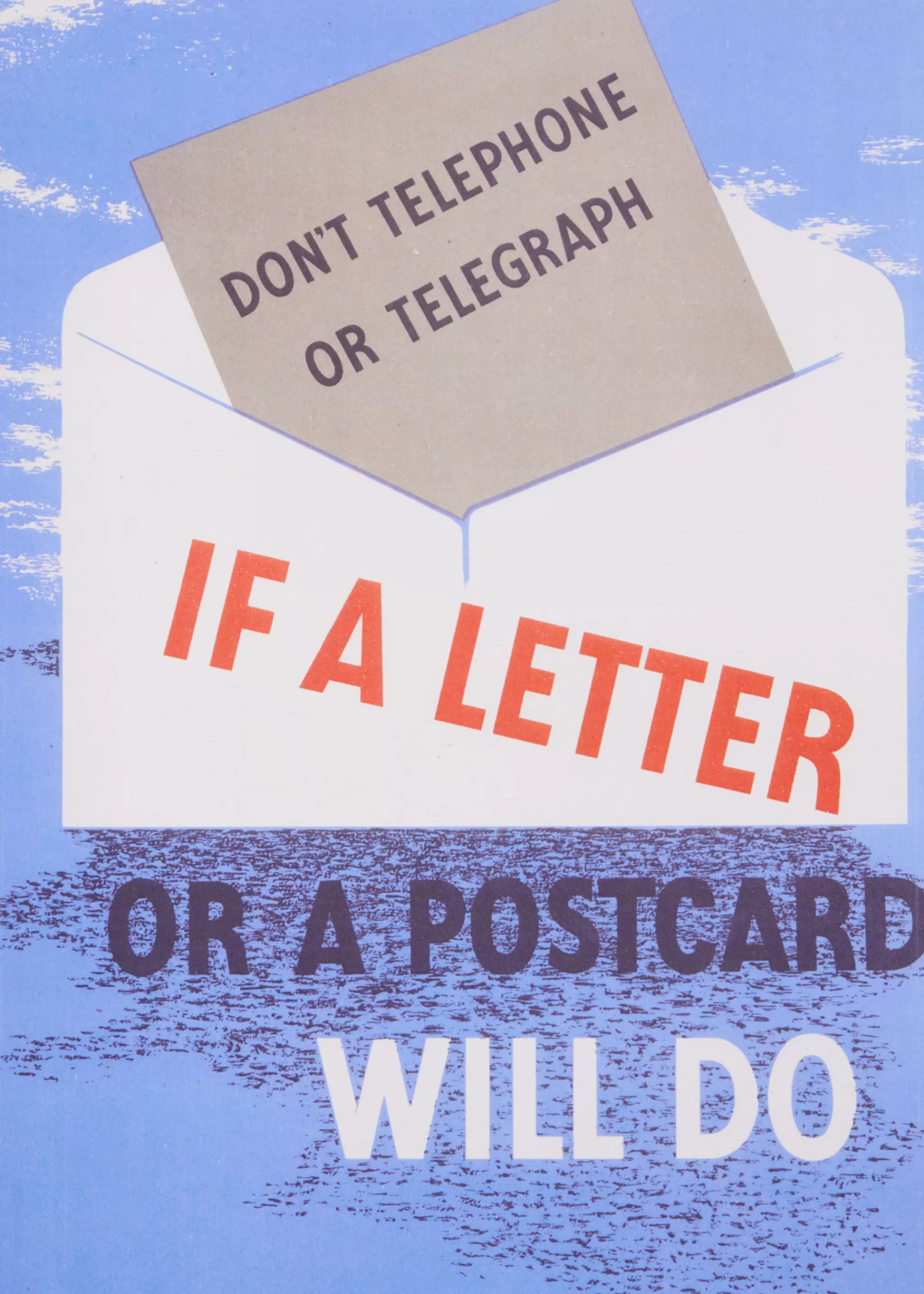 If A Letter Or Postcard Will Do, 1944' Poster Print by H. A. Rothholz>Paul Smith Sale