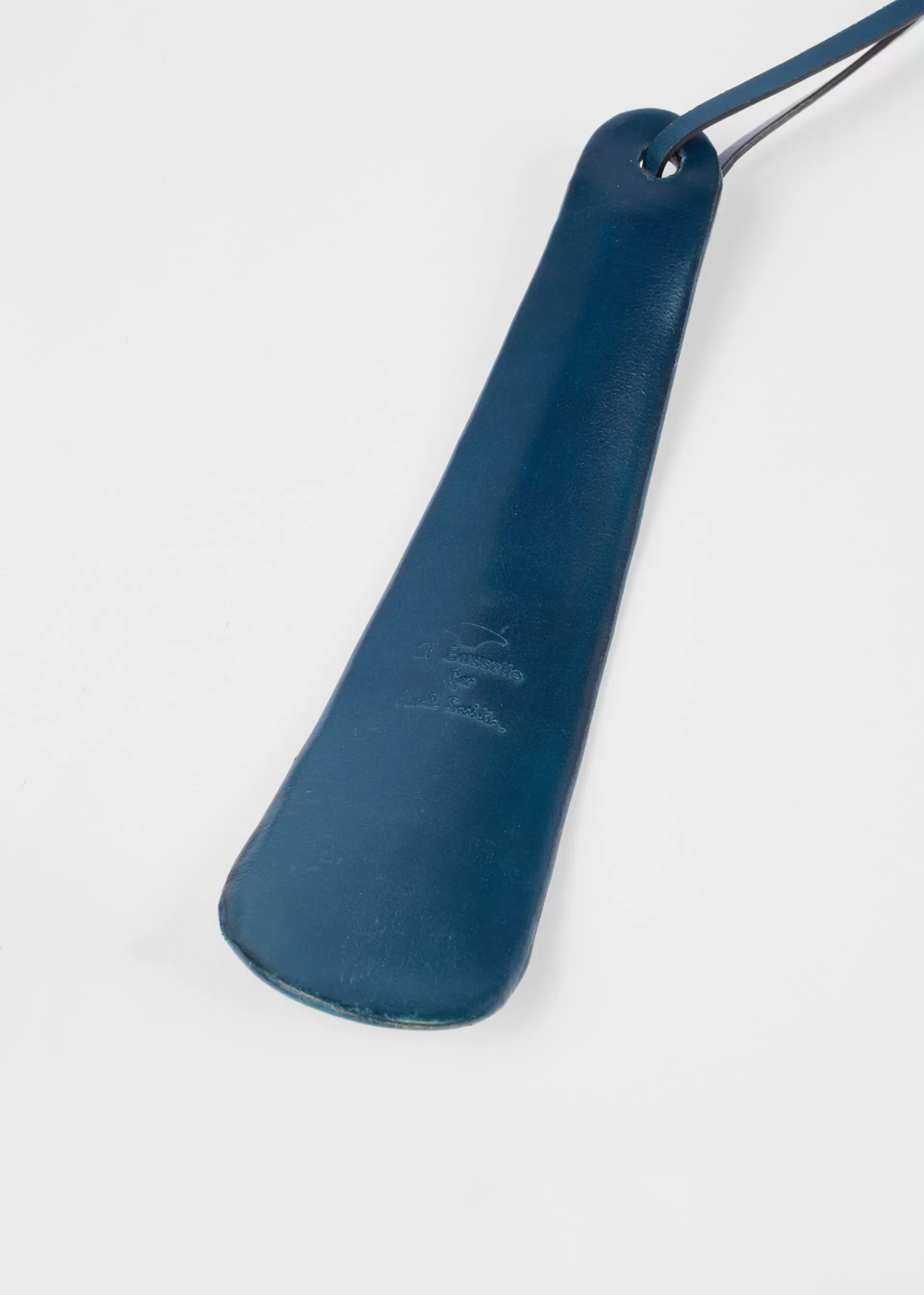 Il Bussetto for - Poseidon Blue Leather Small Shoehorn>Paul Smith Online