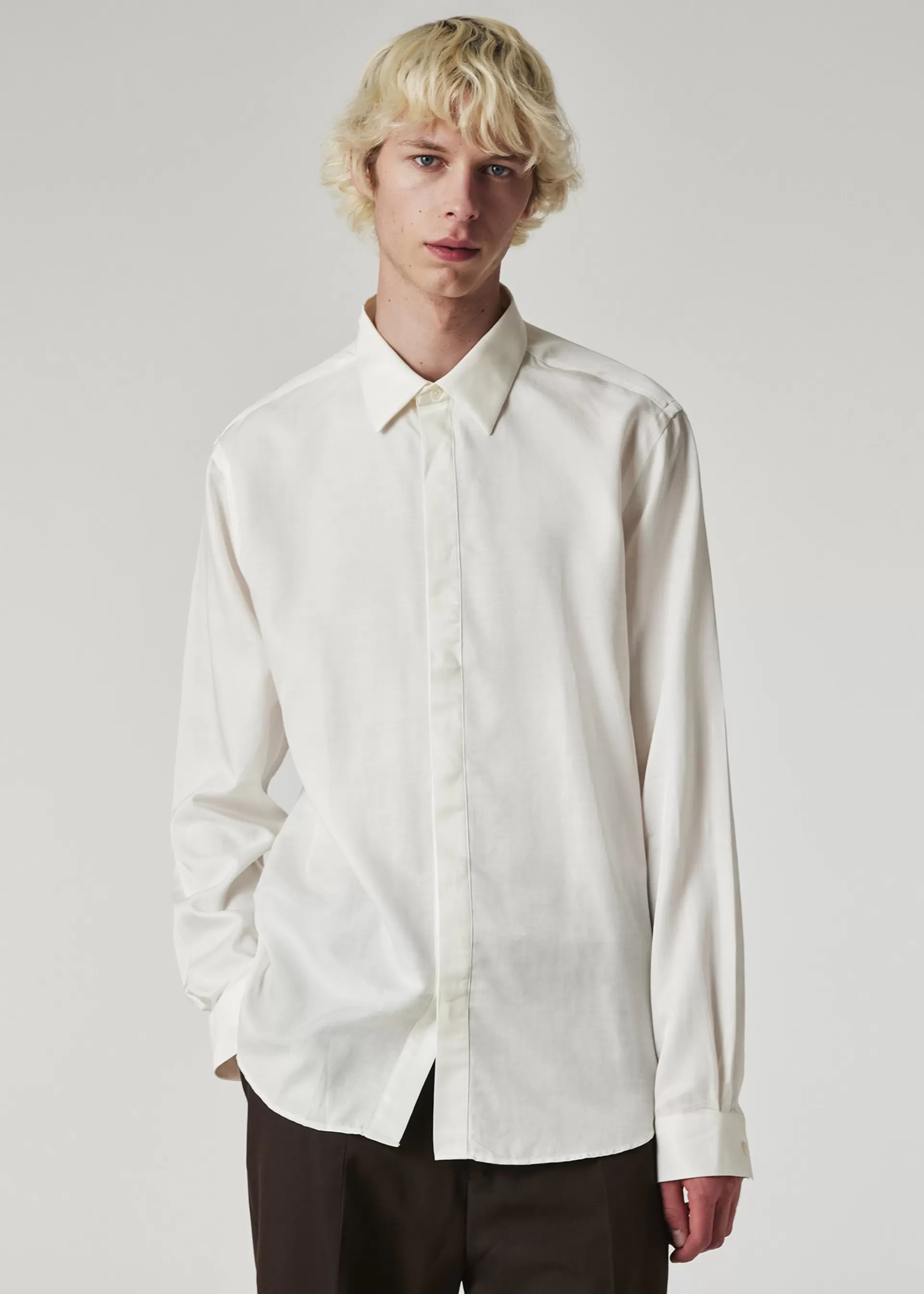 Cotton-Viscose Blend Slim-Fit Shirt>Paul Smith Hot