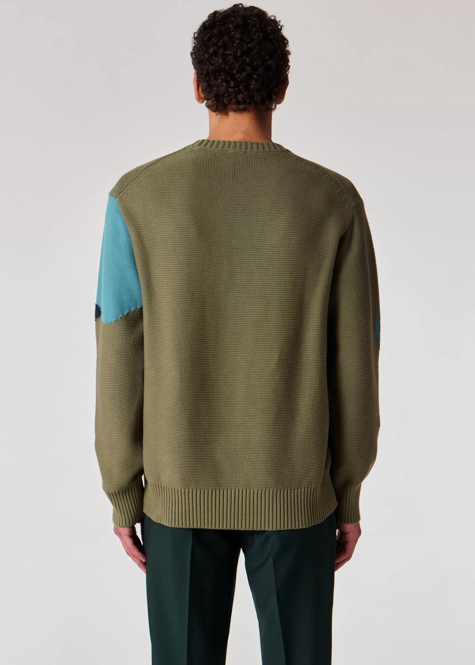 'Bold Florals' Stitch Crew Neck Knitted Sweater>Paul Smith Clearance