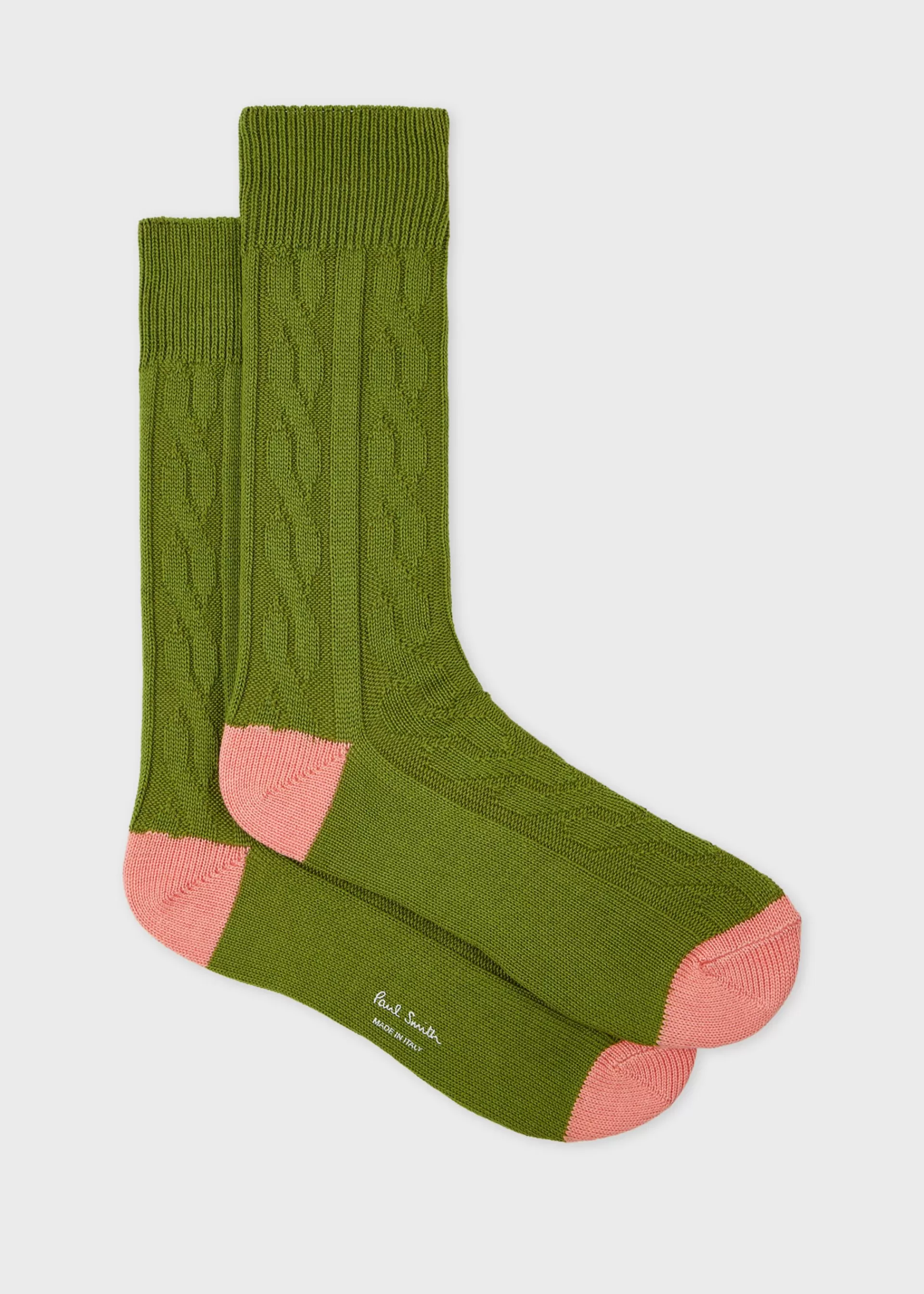 Cashmere-Blend Cable Knit Socks>Paul Smith Cheap
