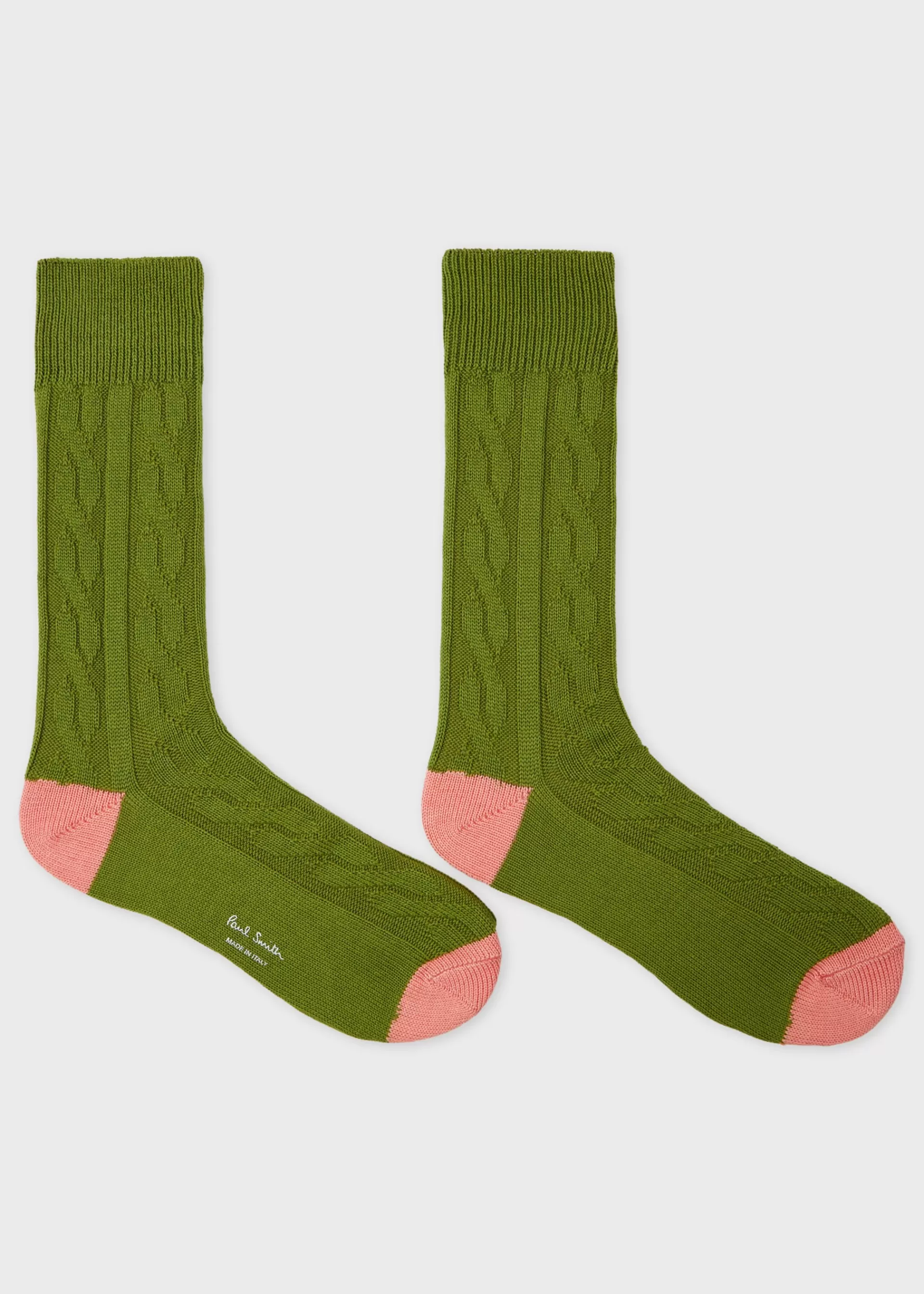 Cashmere-Blend Cable Knit Socks>Paul Smith Cheap