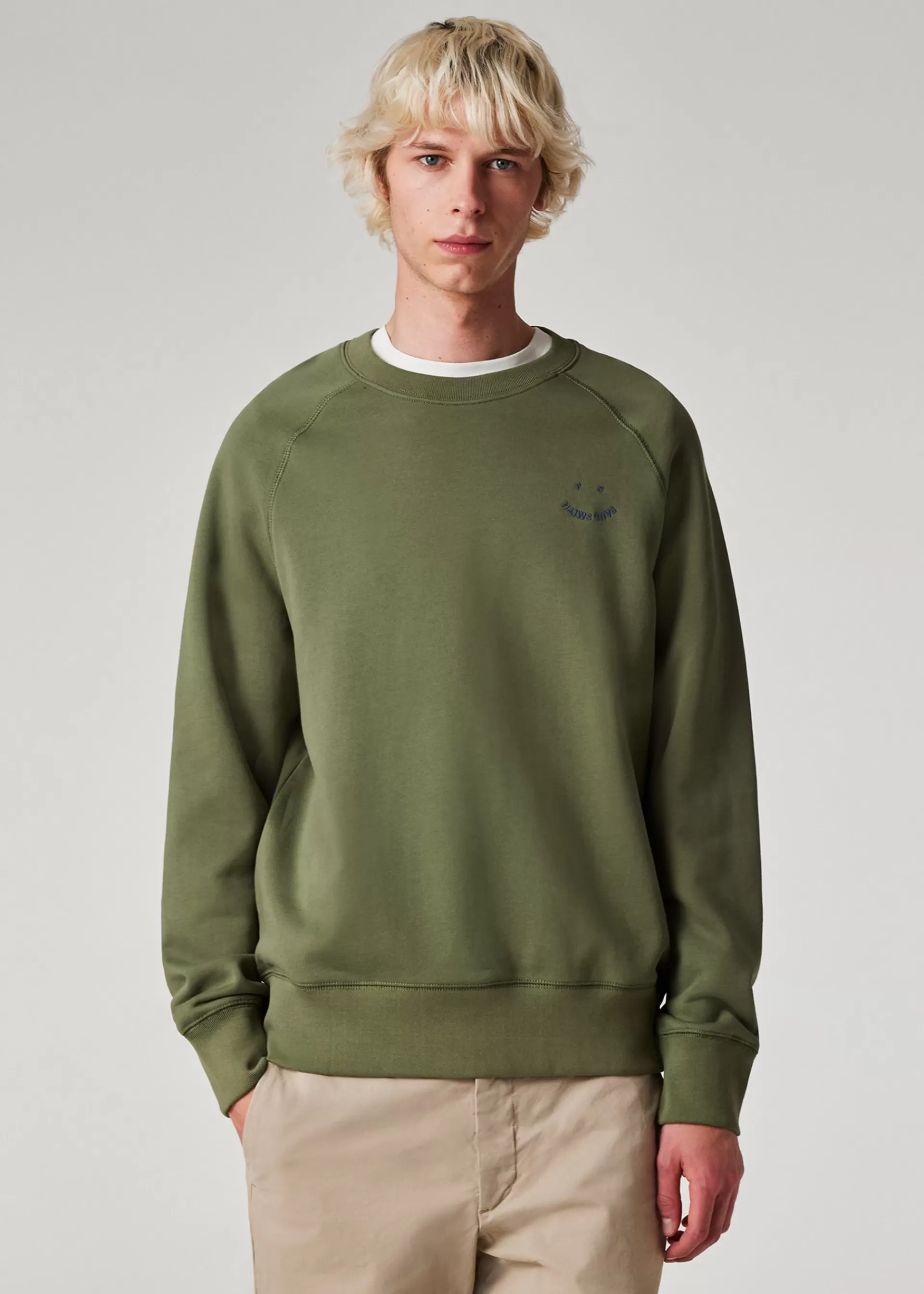 'Happy' Embroidery Sweatshirt>Paul Smith Online