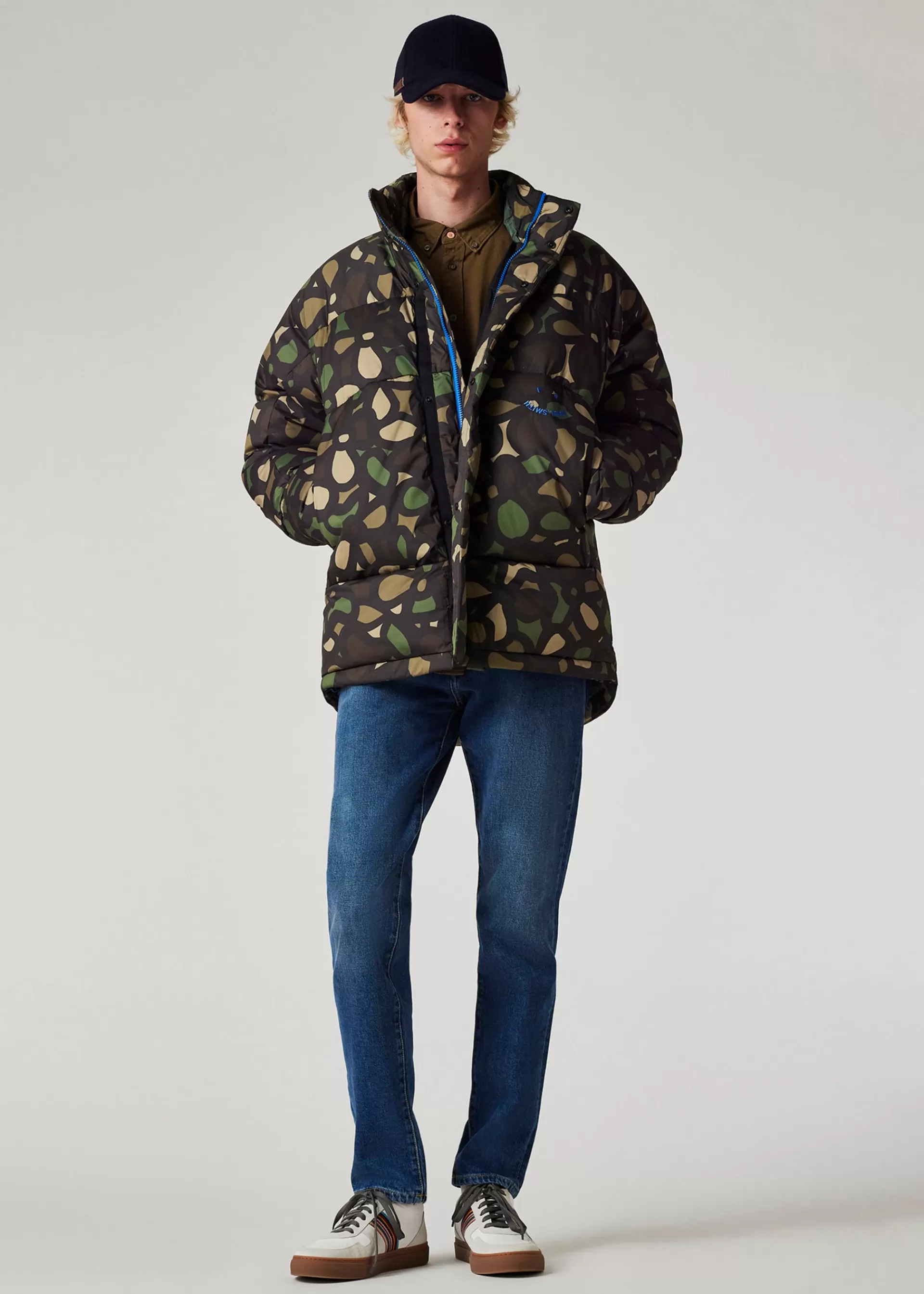 'Happy' Floral Print Wadded Jacket>Paul Smith Best