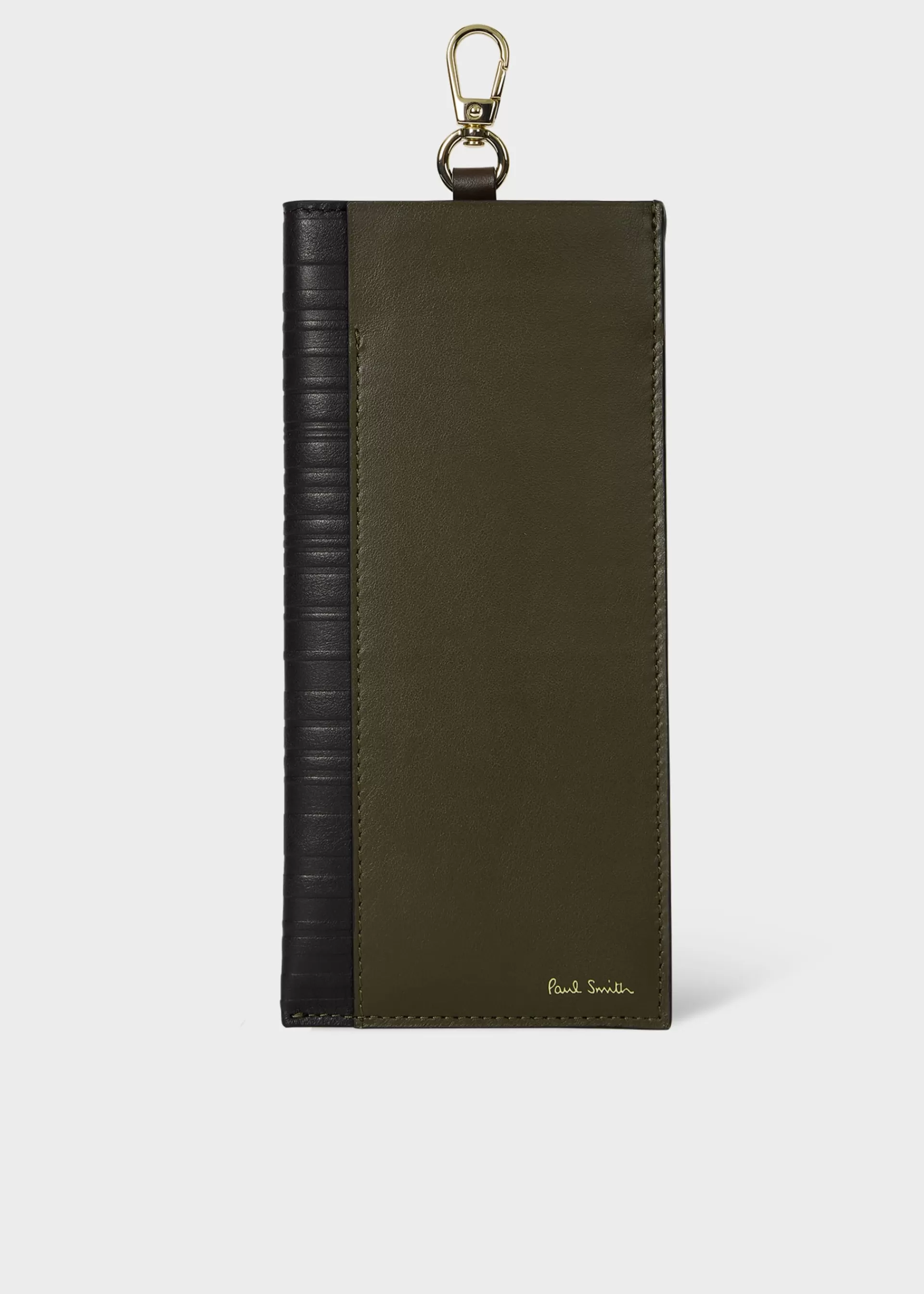 Leather 'Shadow Stripe' Sunglasses Case>Paul Smith Cheap