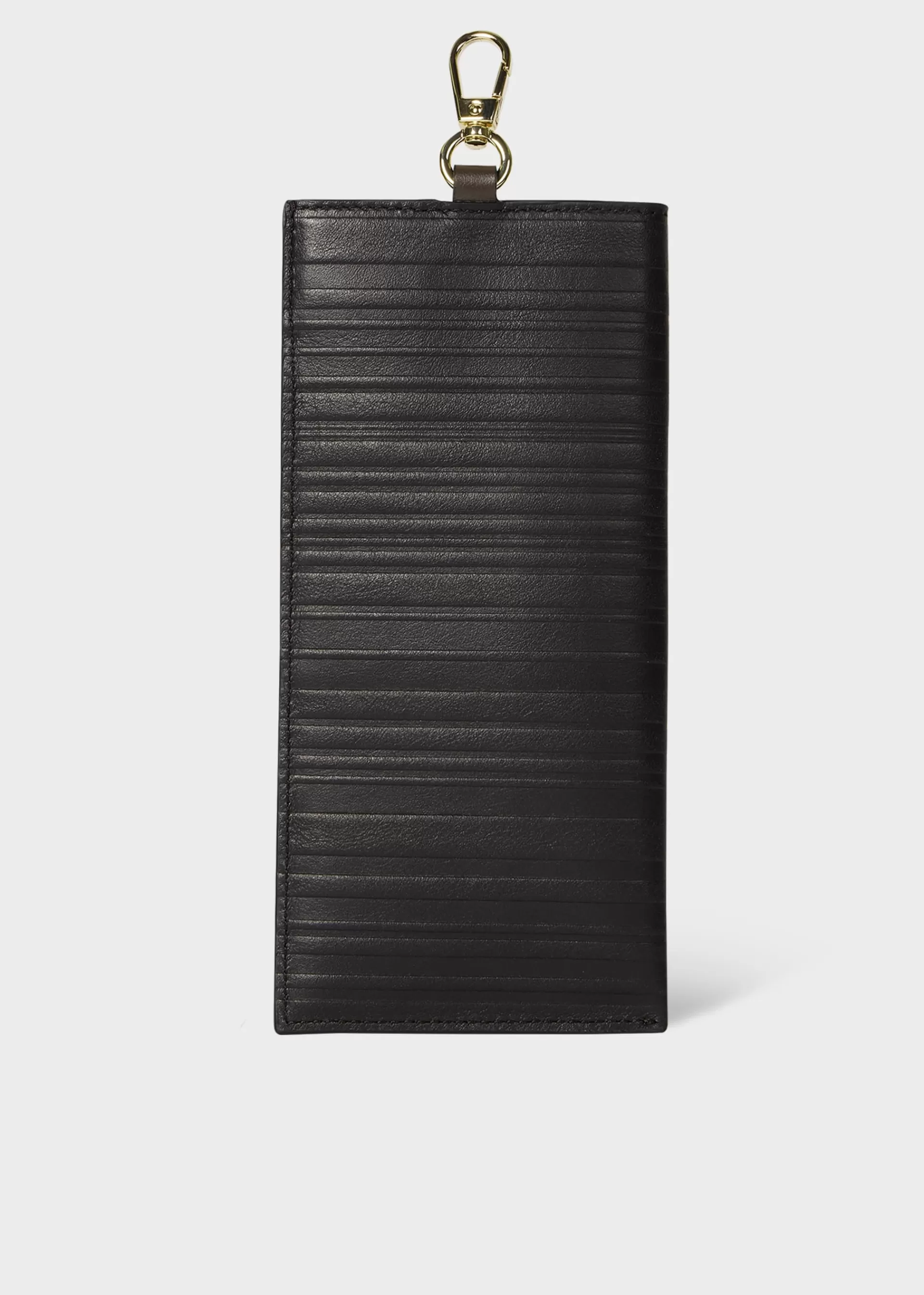 Leather 'Shadow Stripe' Sunglasses Case>Paul Smith Cheap