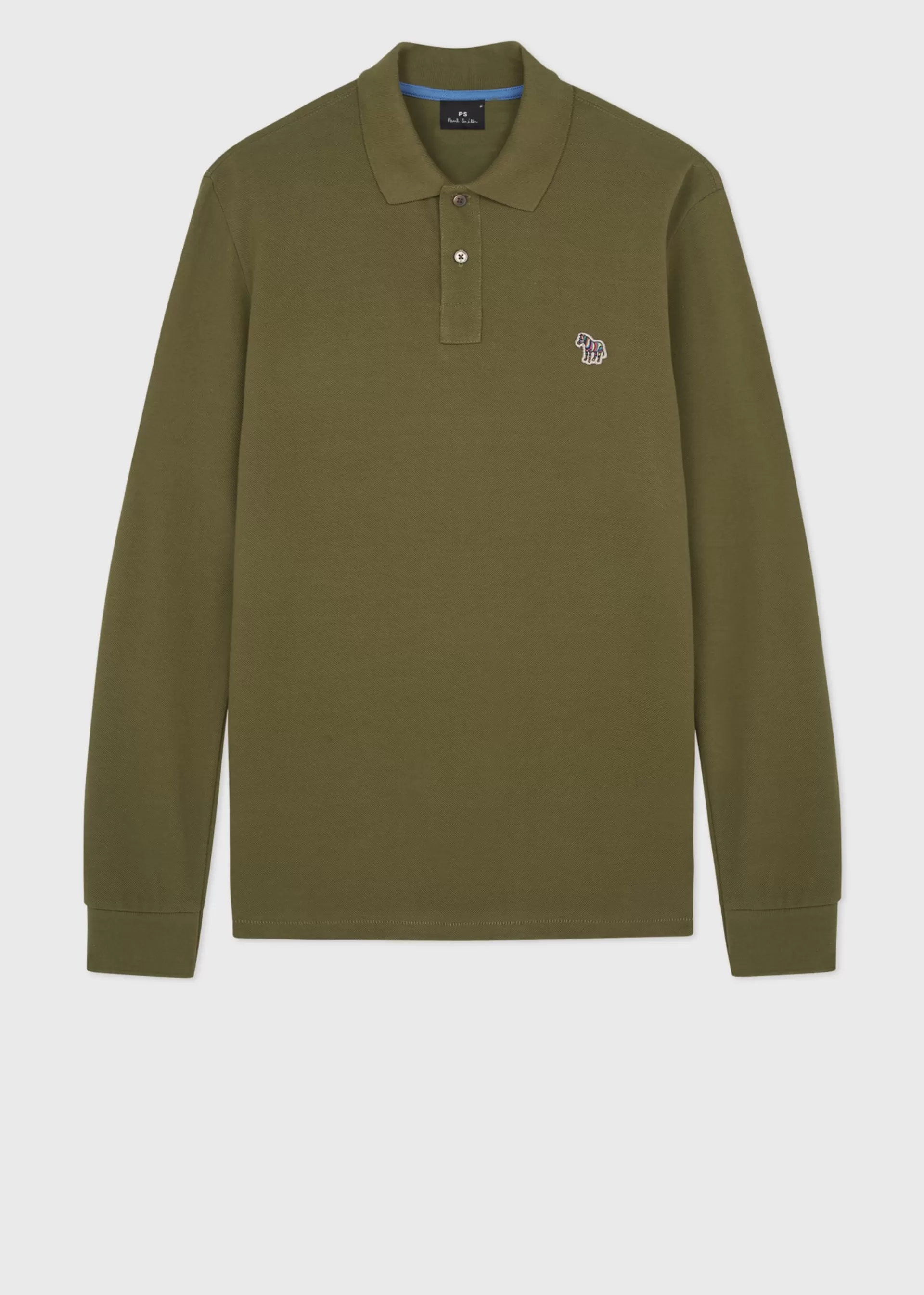 Long-Sleeve Zebra Logo Polo Shirt>Paul Smith New