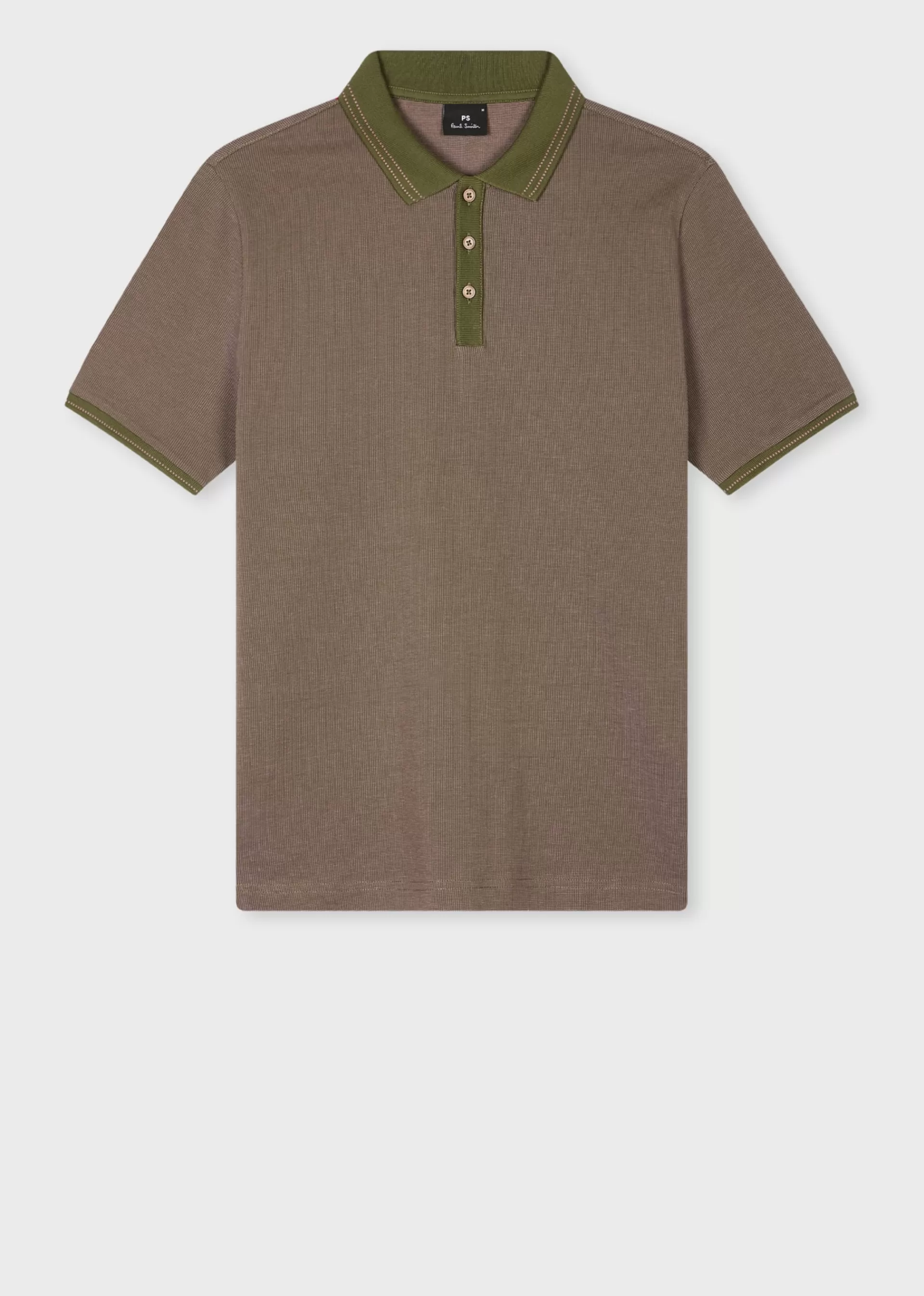 Micro Jacquard Organic Cotton Polo Shirt>Paul Smith Discount