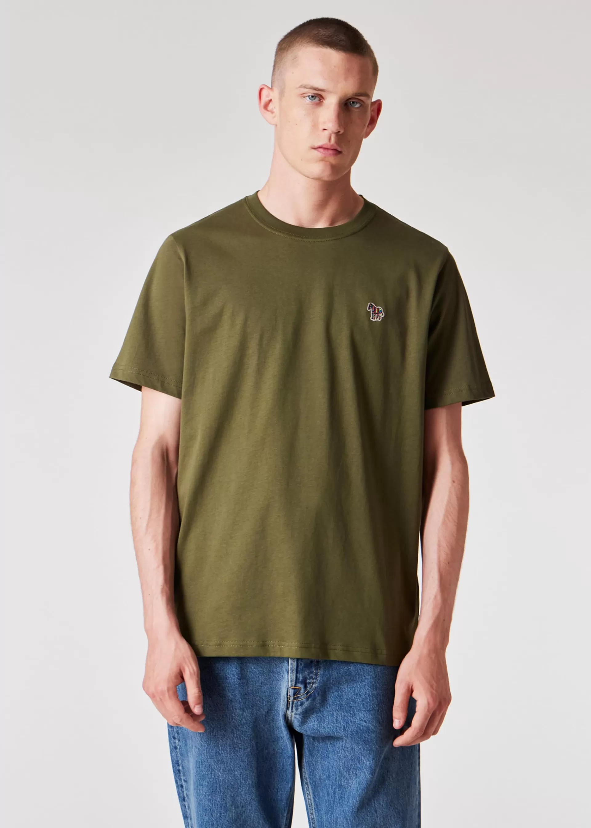 Organic Cotton Zebra Logo T-Shirt>Paul Smith Sale