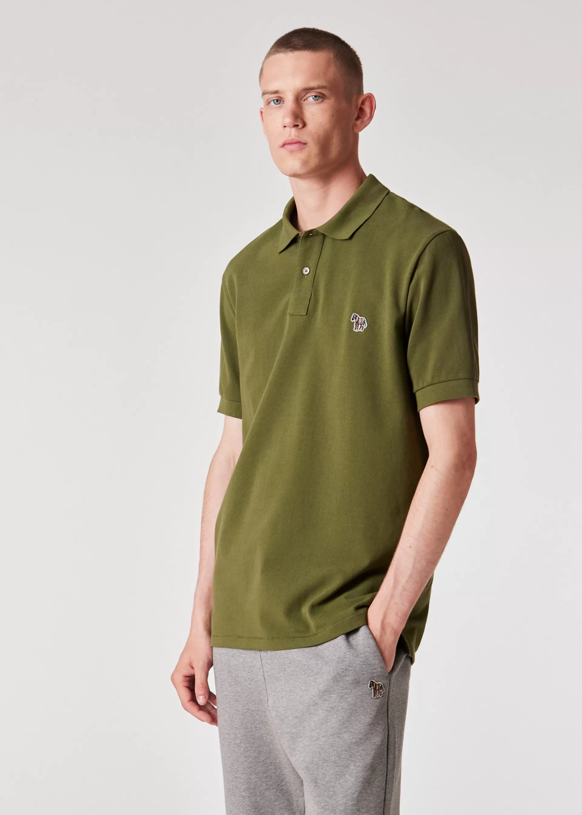 Organic Cotton Zebra Polo Shirt>Paul Smith Sale