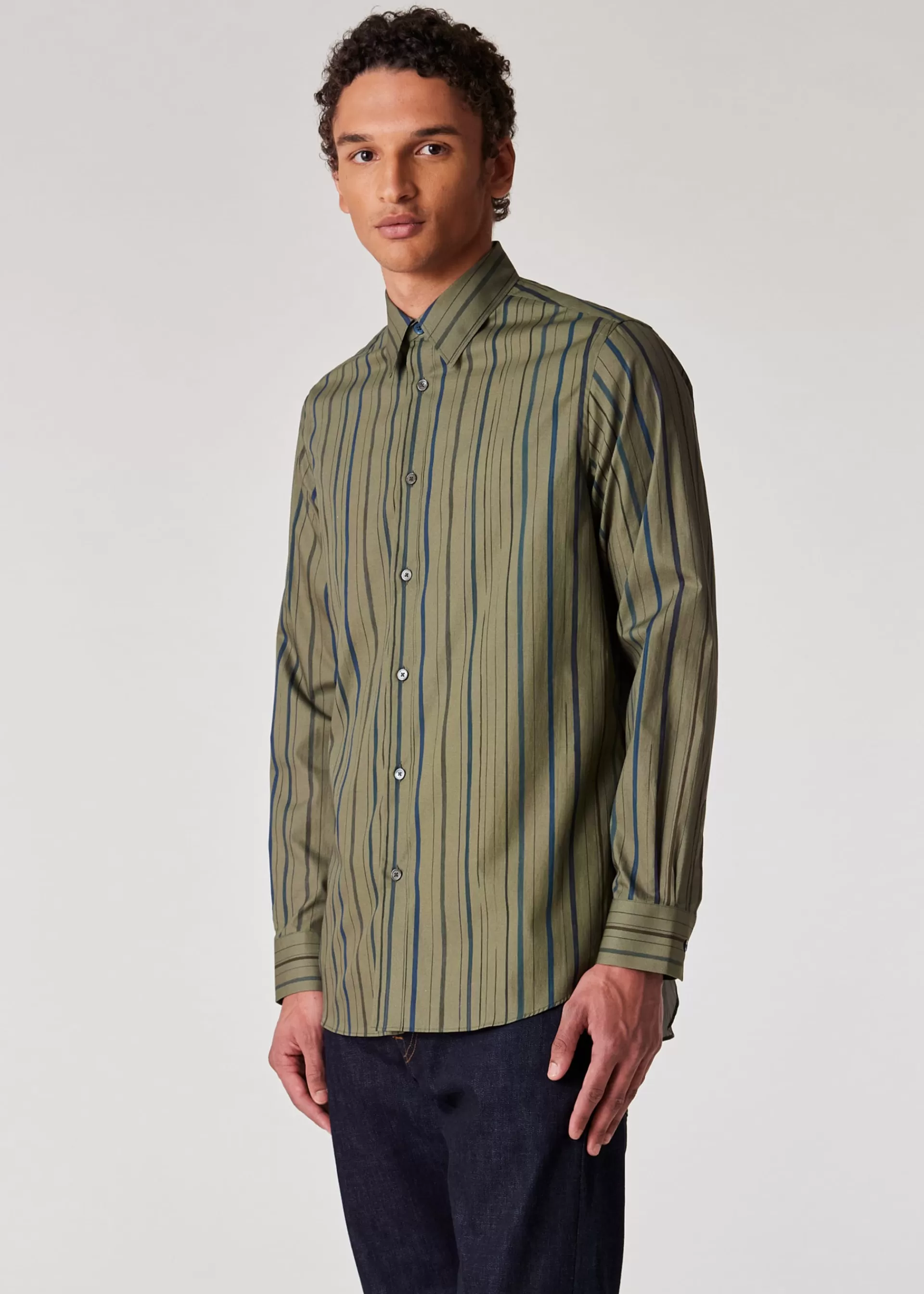'Pencil Stripe' Regular-Fit Shirt>Paul Smith Store
