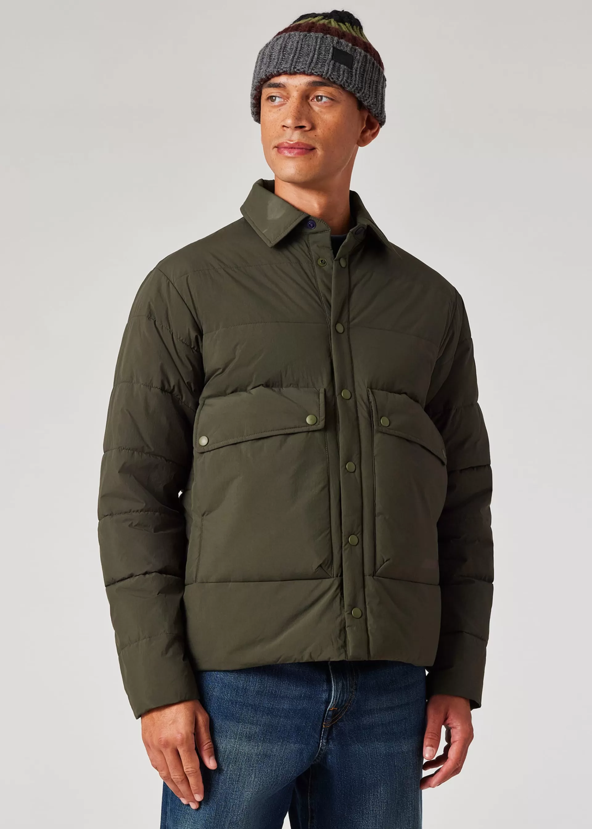 Recycled-Nylon Wadded Jacket>Paul Smith Sale
