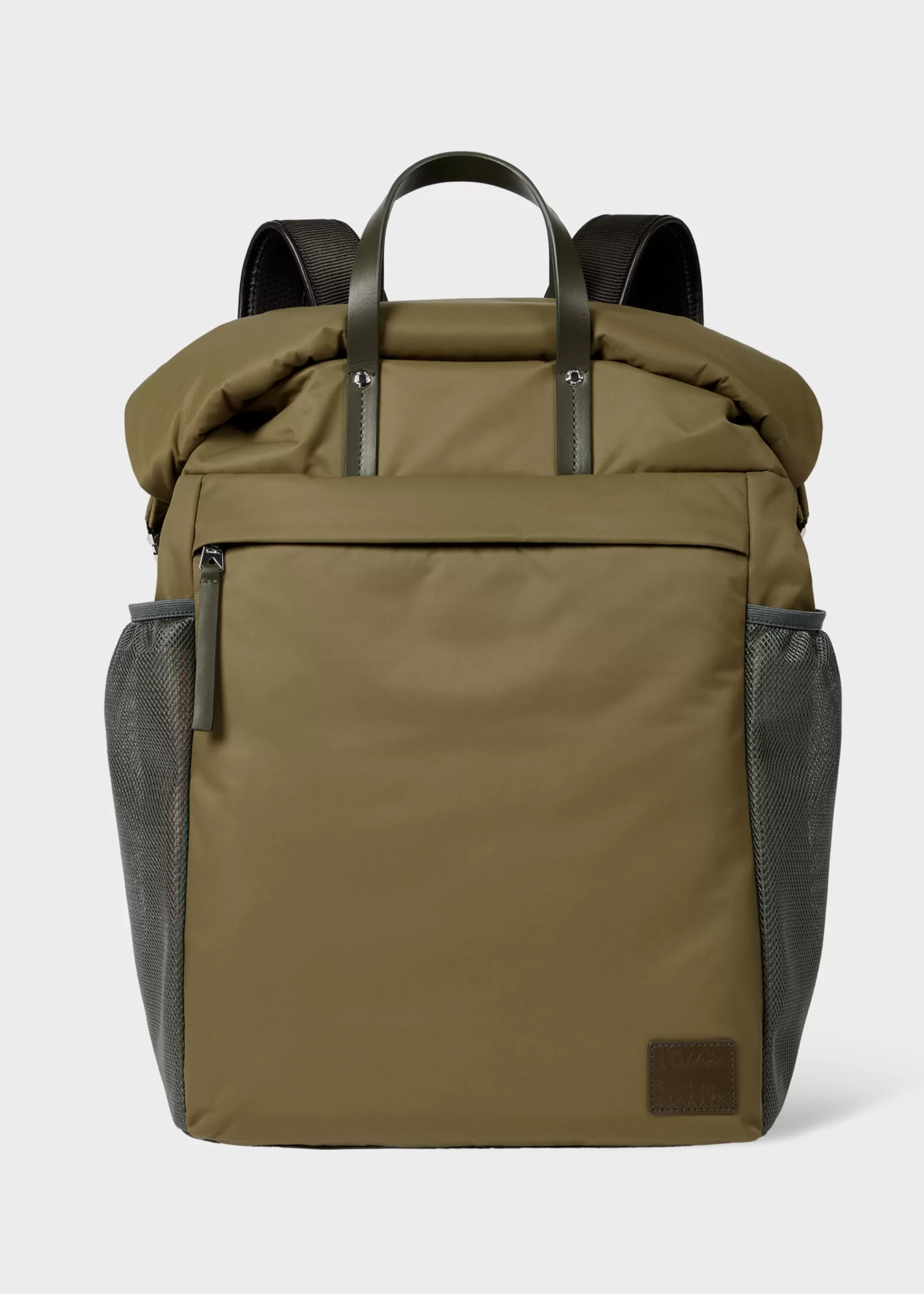 Utilitarian Roll-Top Nylon Backpack>Paul Smith Discount