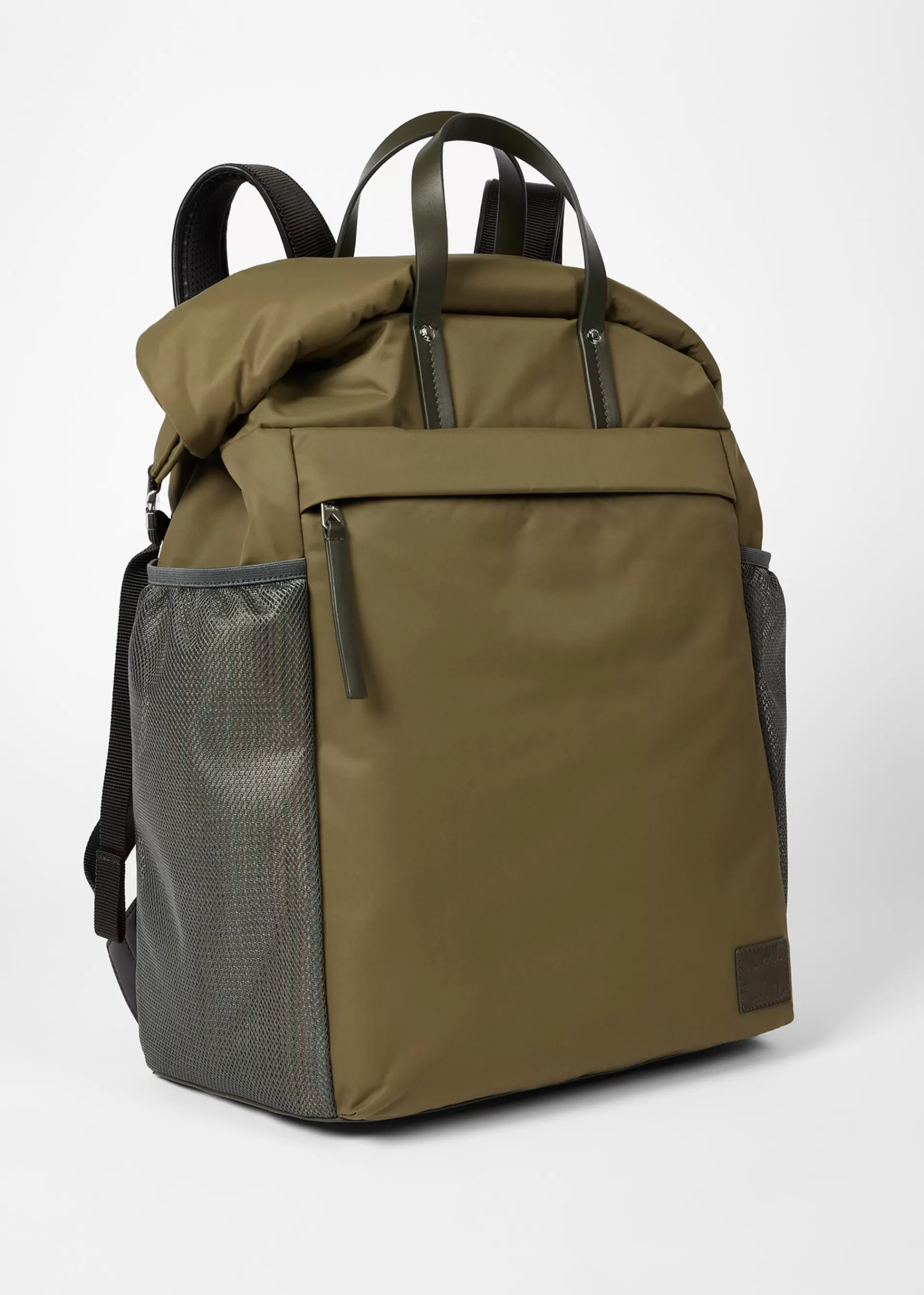Utilitarian Roll-Top Nylon Backpack>Paul Smith Discount