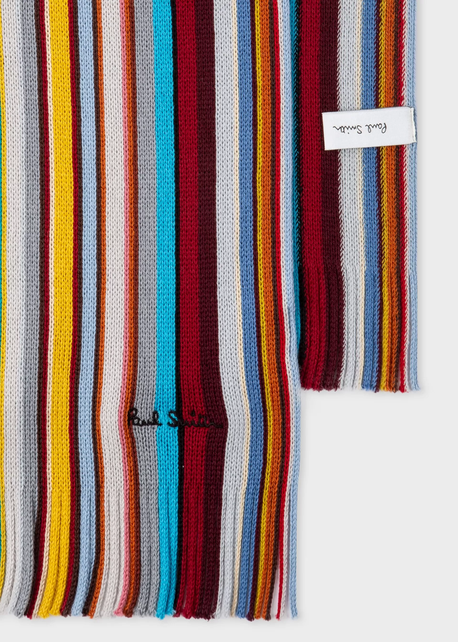 Leather 'Signature Stripe' Cuff Gloves & Merino Wool Scarf Gift Set>Paul Smith Hot
