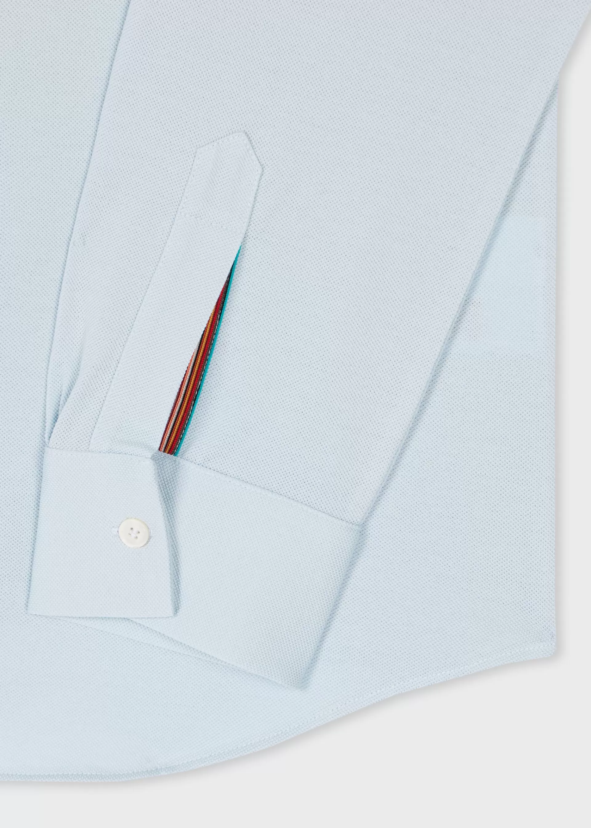 Light Blue Cotton Pique Shirt>Paul Smith Best