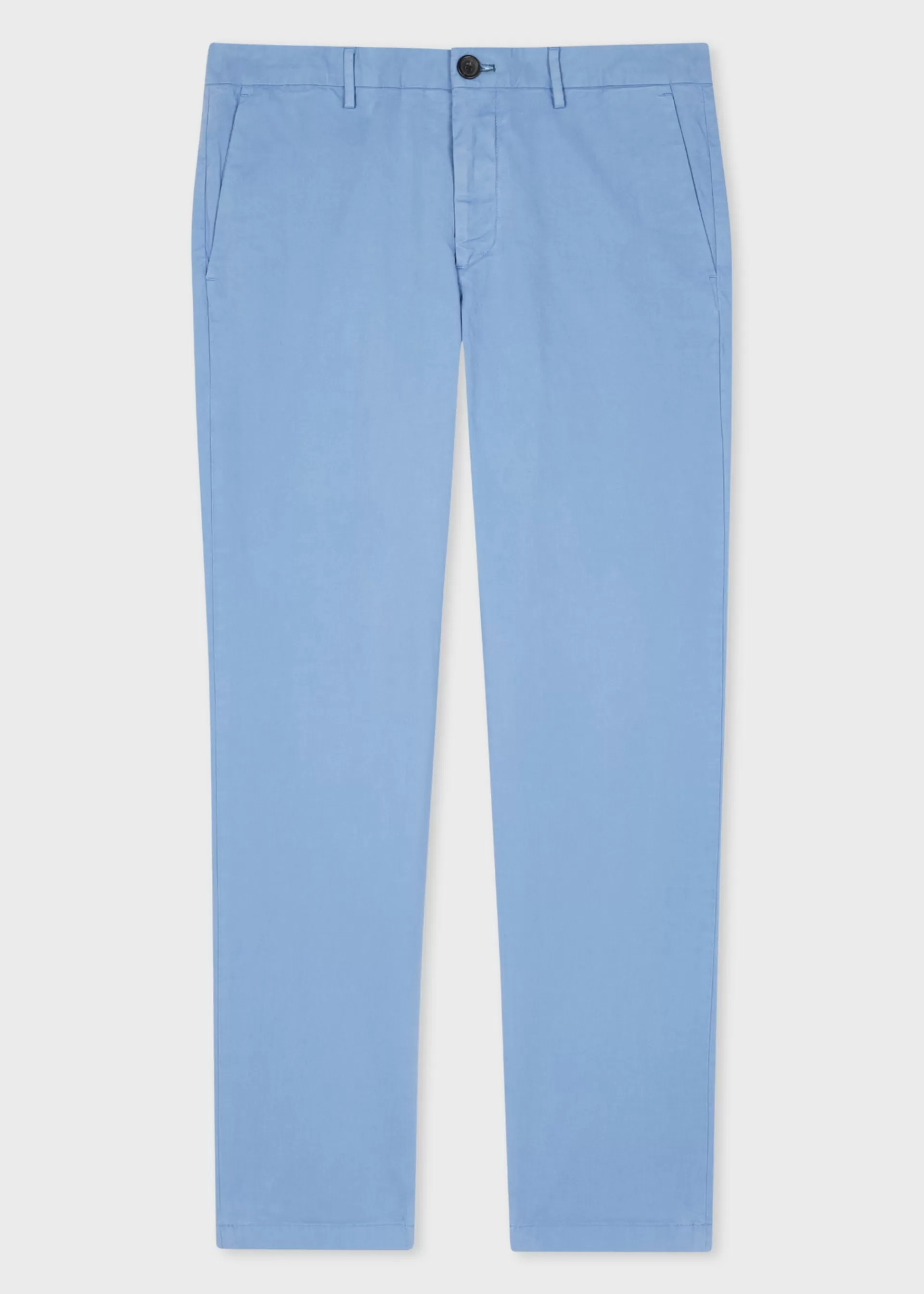 Light Blue Mid-Fit 'Broad Stripe Zebra' Chinos>Paul Smith Clearance