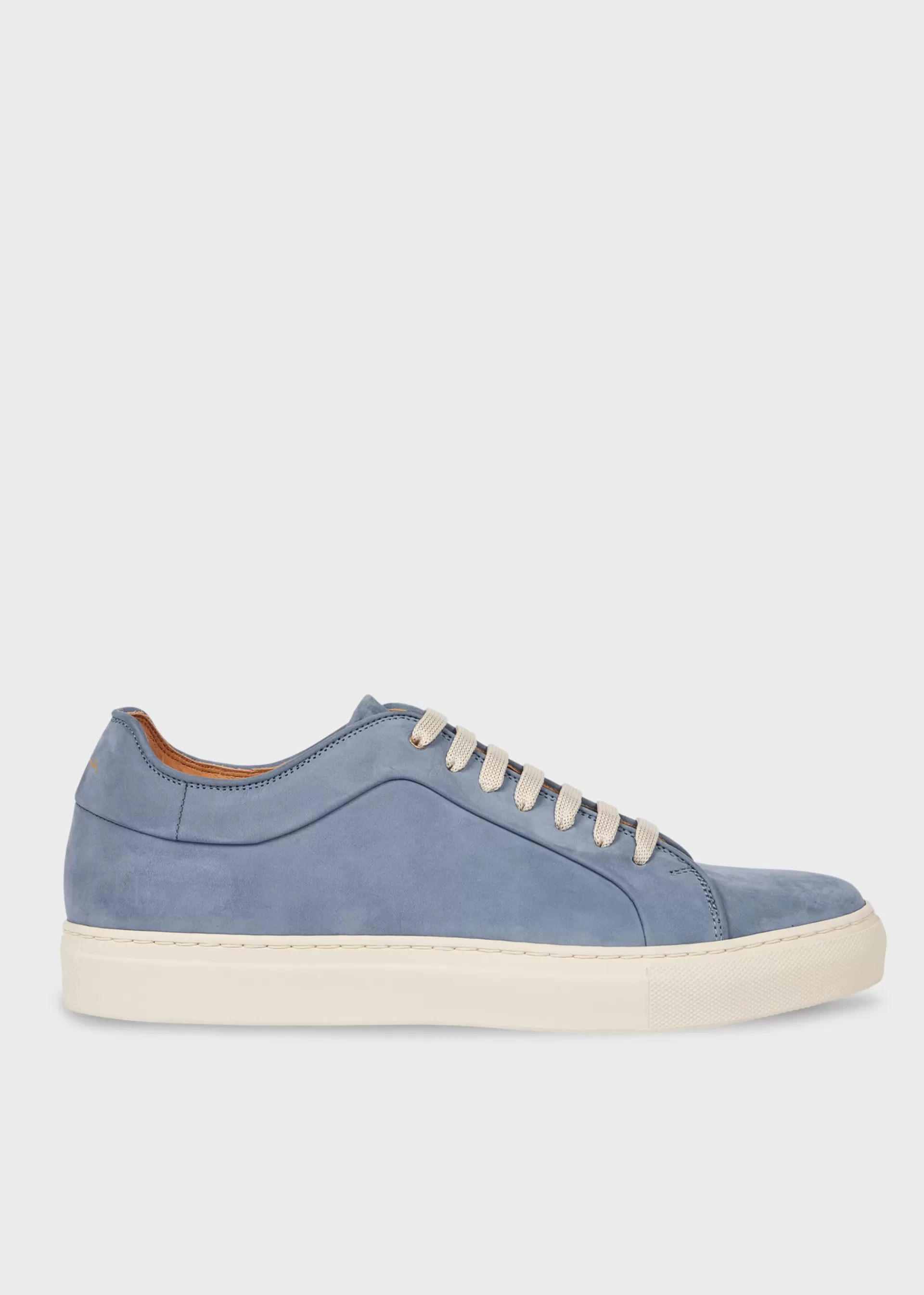 Light Blue Nubuck 'Basso' Trainers>Paul Smith Outlet
