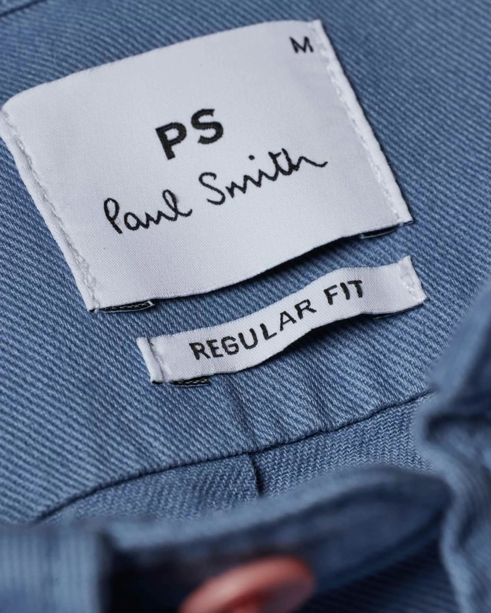 Light Blue Organic Cotton Twill 'Broad Stripe Zebra' Shirt>Paul Smith Cheap