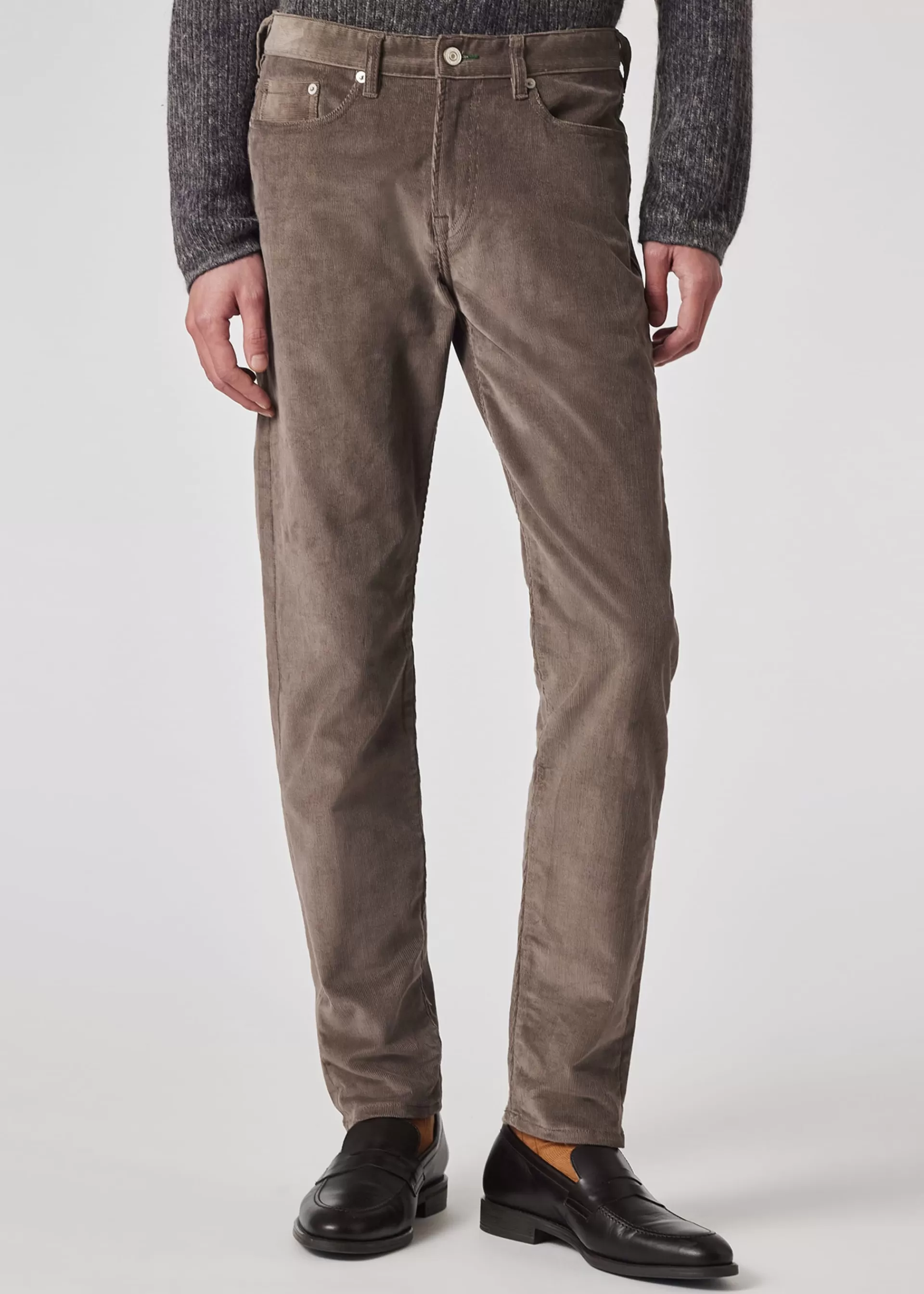 Light Tan Tapered-Fit Organic Cotton Corduroy Trousers>Paul Smith Cheap
