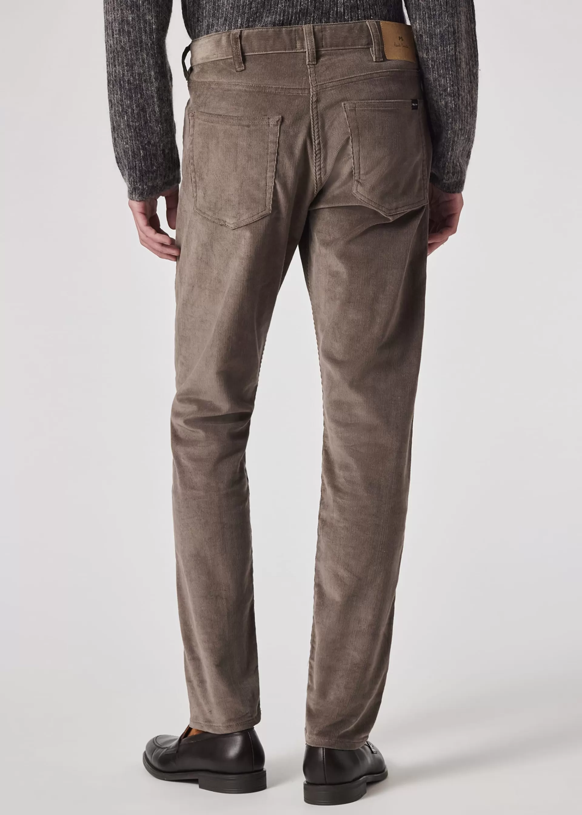 Light Tan Tapered-Fit Organic Cotton Corduroy Trousers>Paul Smith Cheap