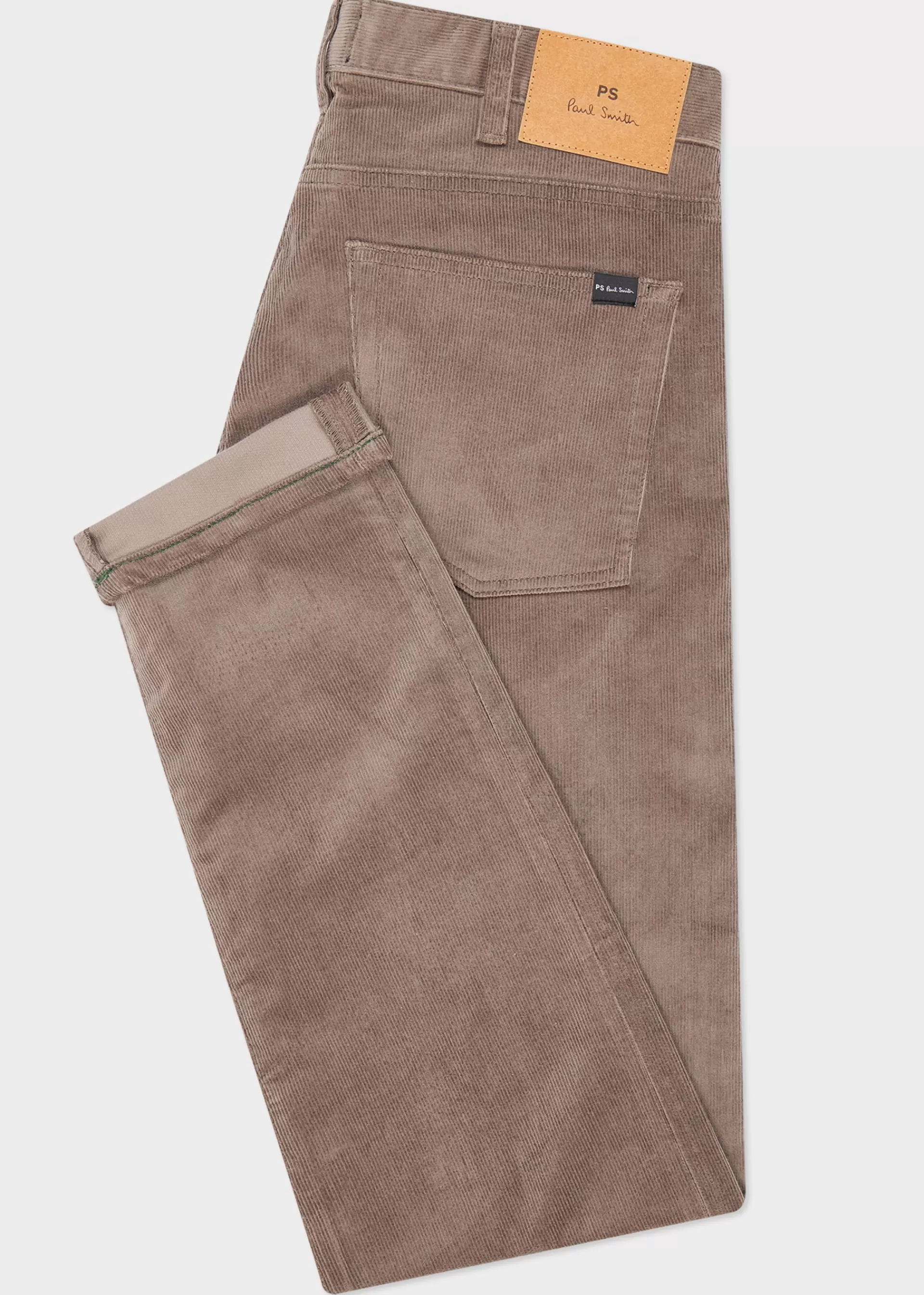 Light Tan Tapered-Fit Organic Cotton Corduroy Trousers>Paul Smith Cheap