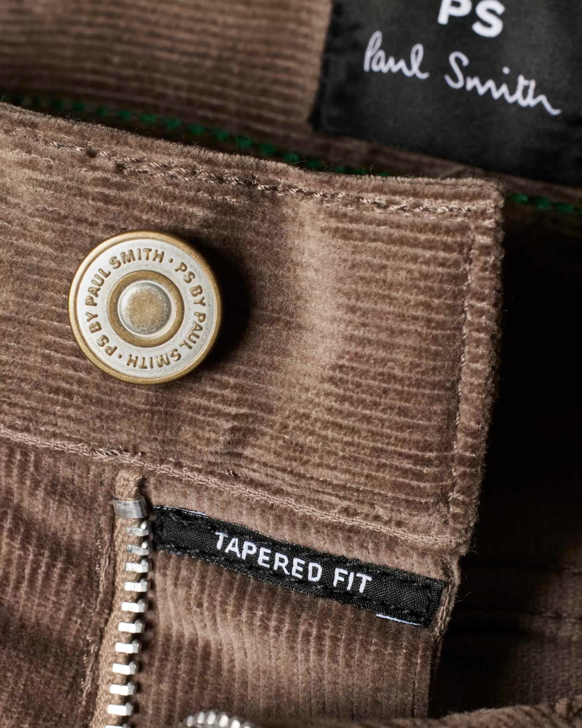 Light Tan Tapered-Fit Organic Cotton Corduroy Trousers>Paul Smith Cheap