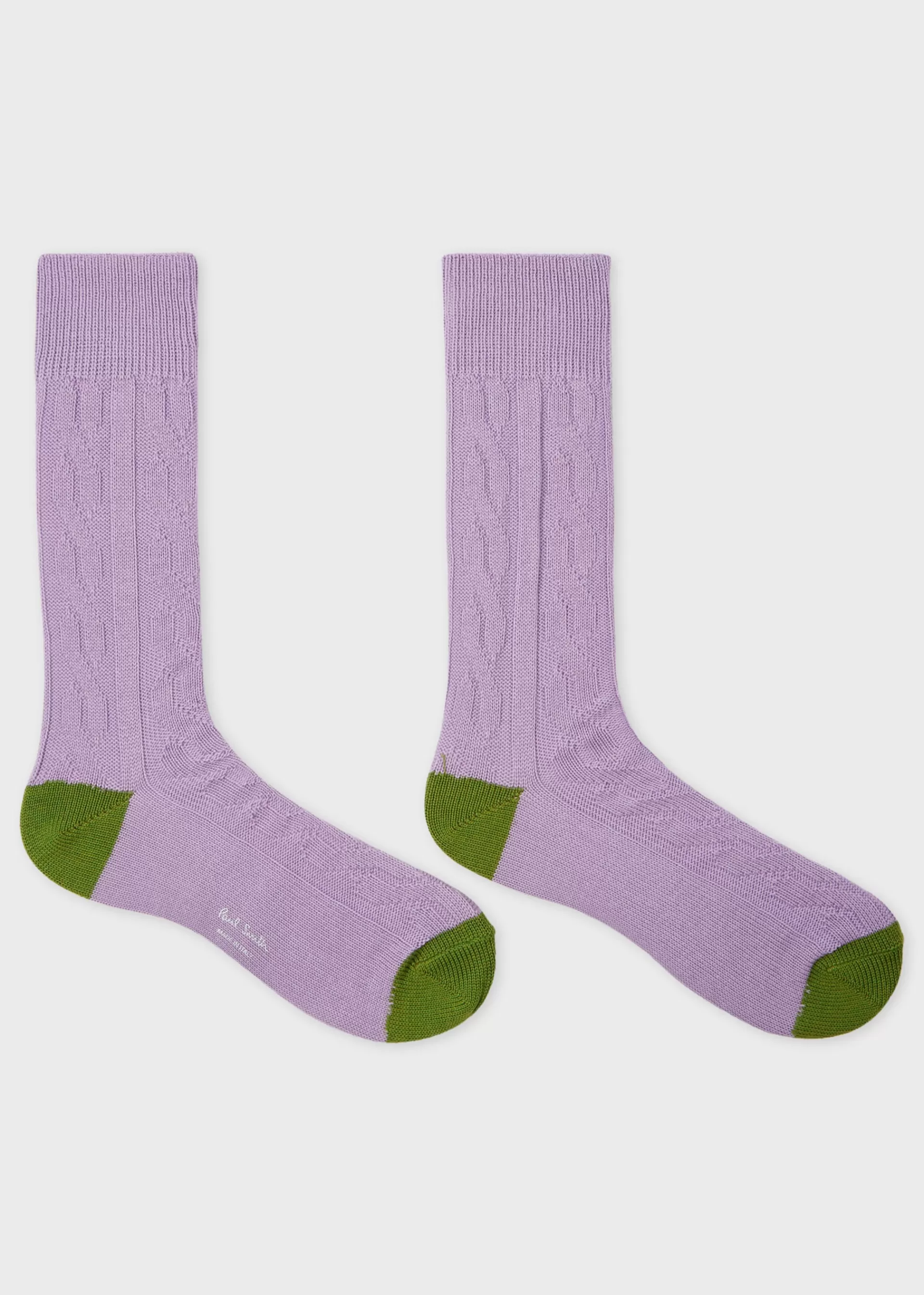 Cashmere-Blend Cable Knit Socks>Paul Smith Best Sale
