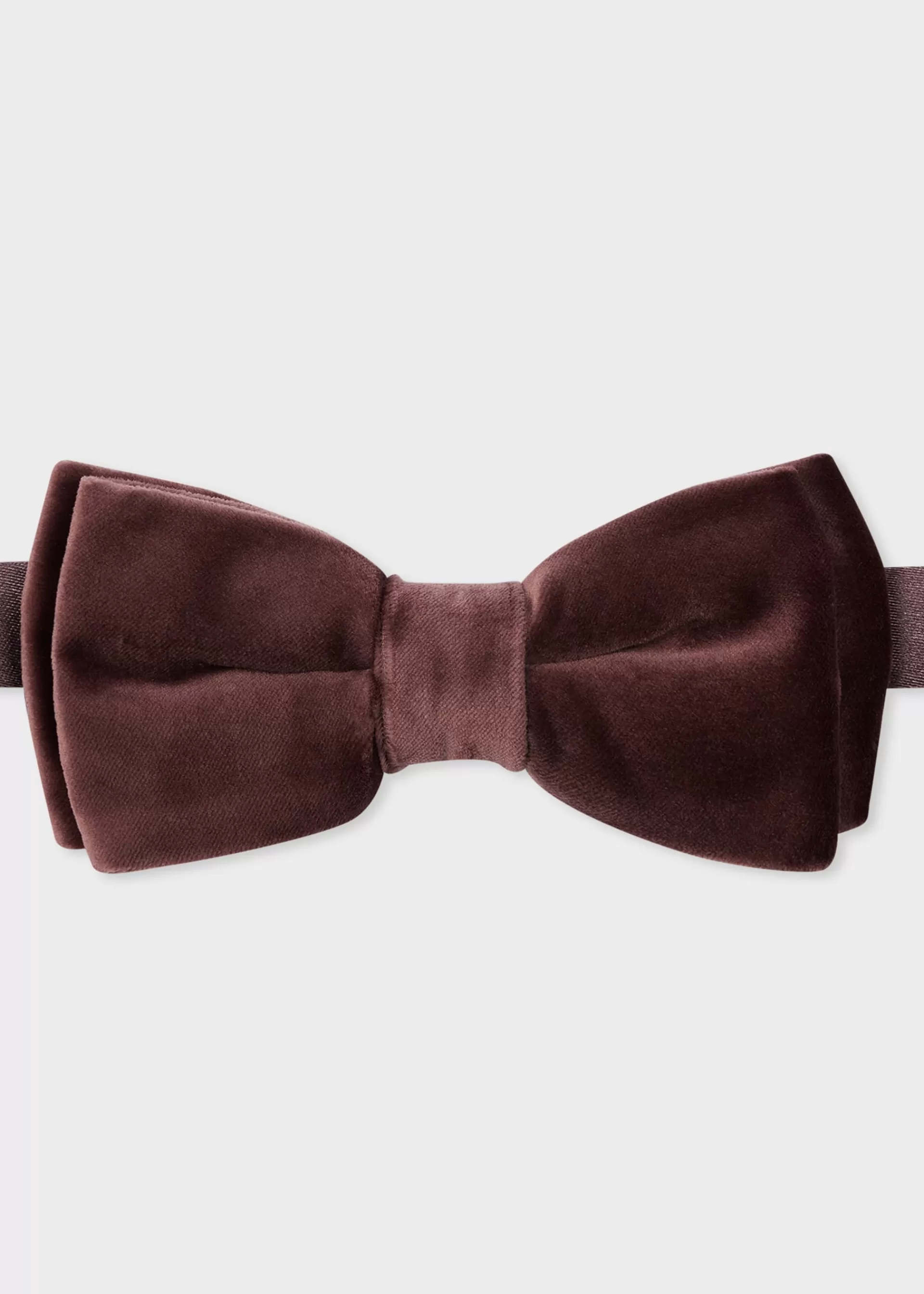 Mauve Velvet Pre-Tied Bow Tie>Paul Smith Clearance