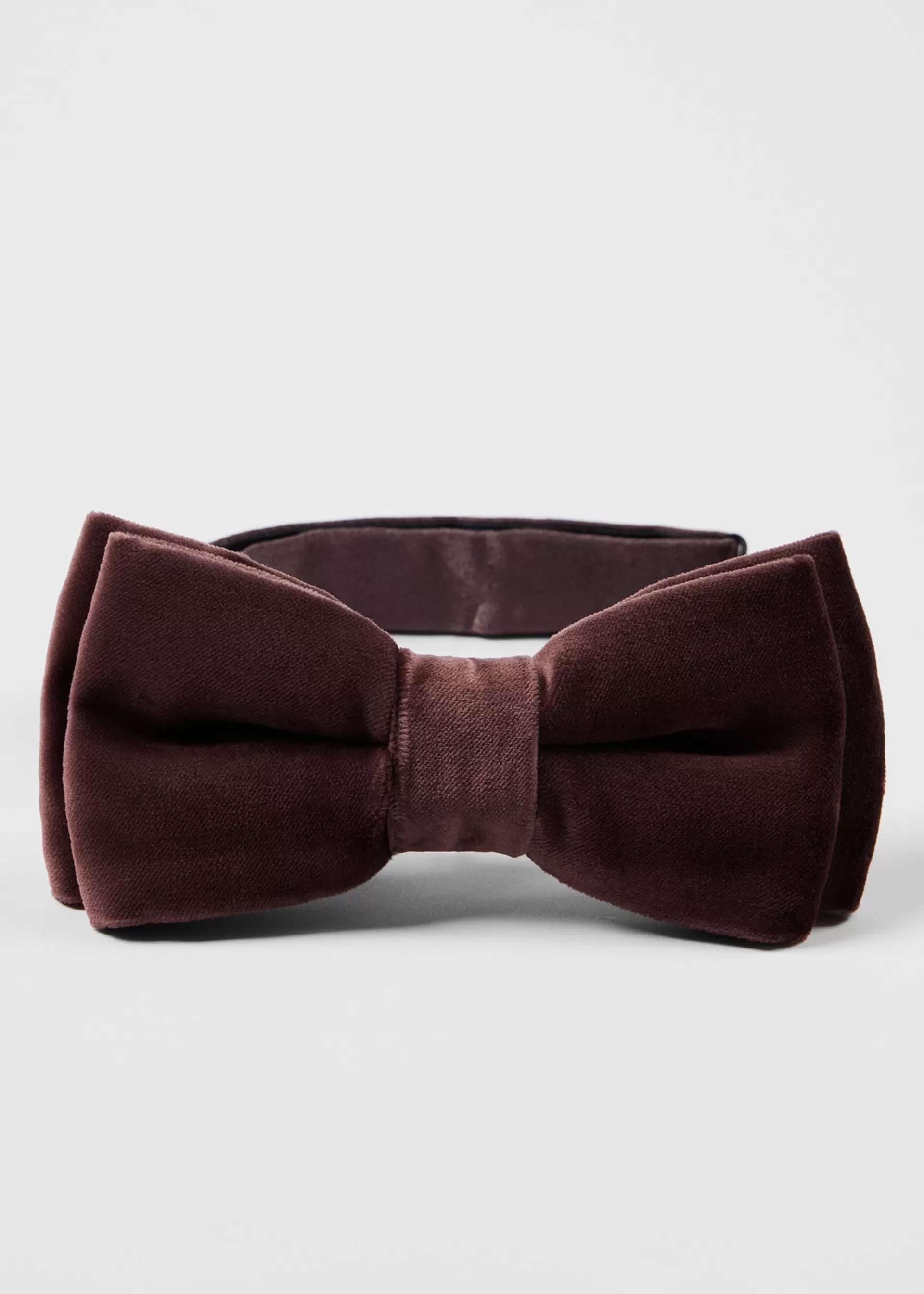 Mauve Velvet Pre-Tied Bow Tie>Paul Smith Clearance