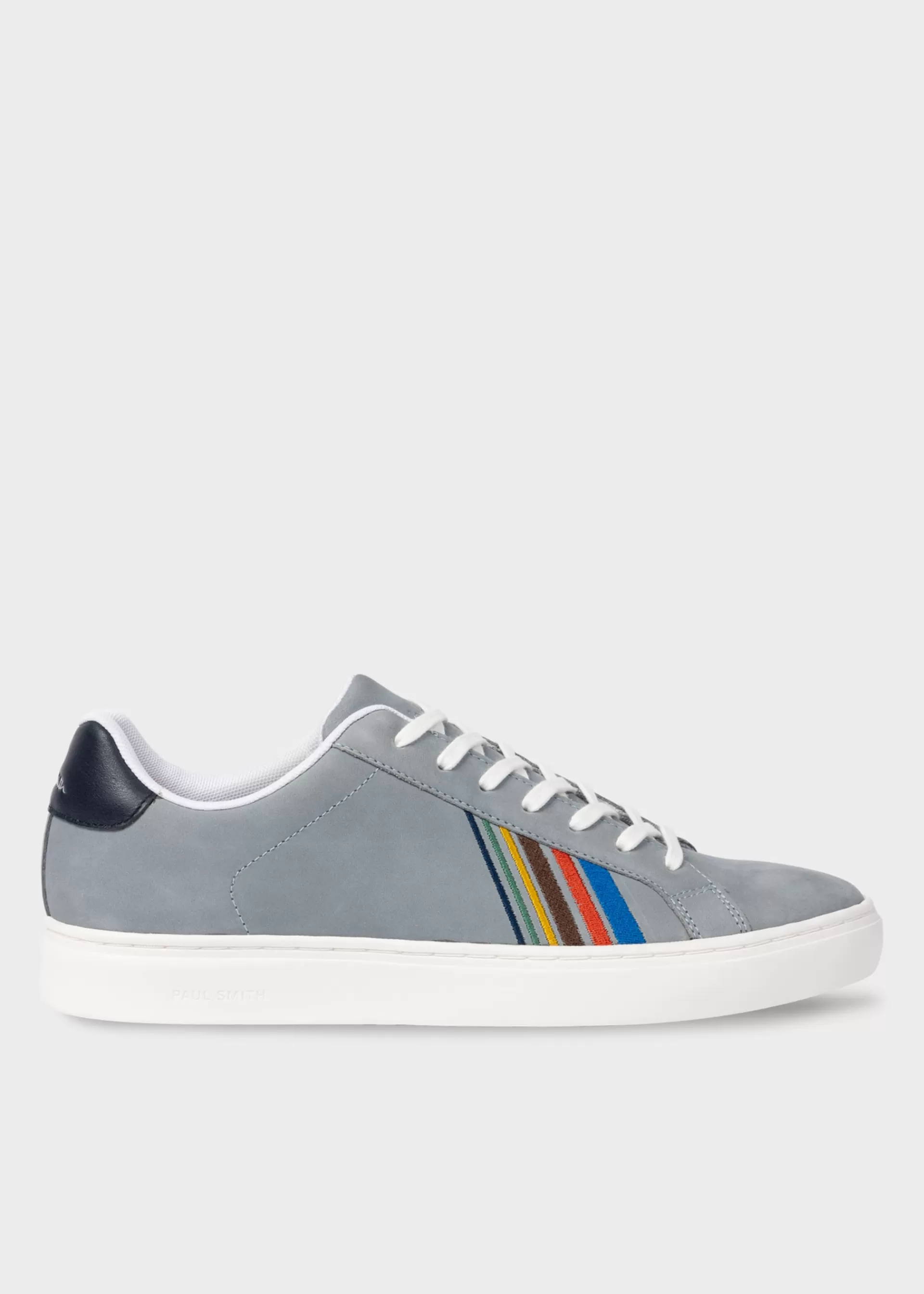 Men's Grey Nubuck Rex Trainers>Paul Smith Outlet
