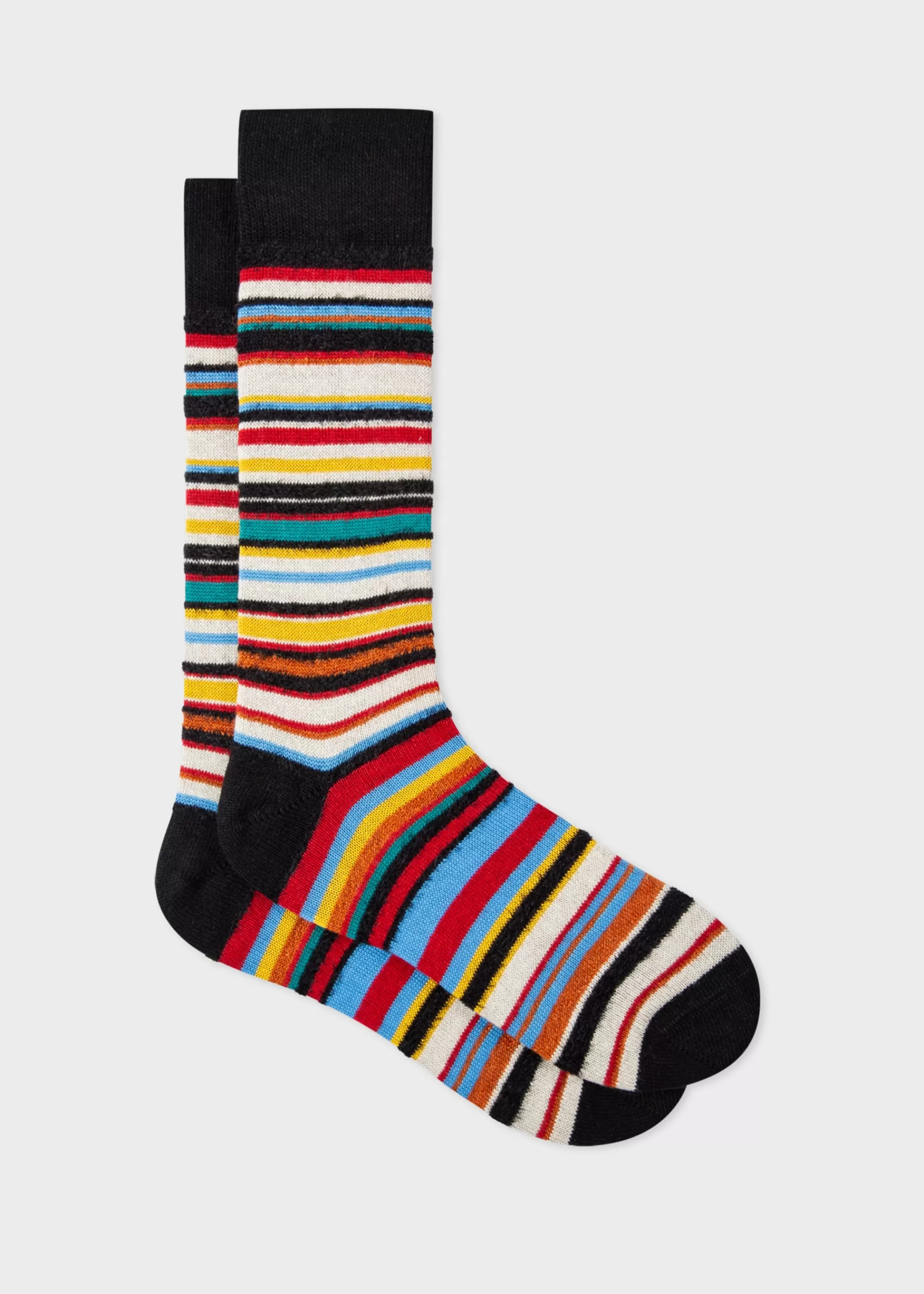 Men's Wool-Cashmere Blend Signature Stripe Socks>Paul Smith Sale