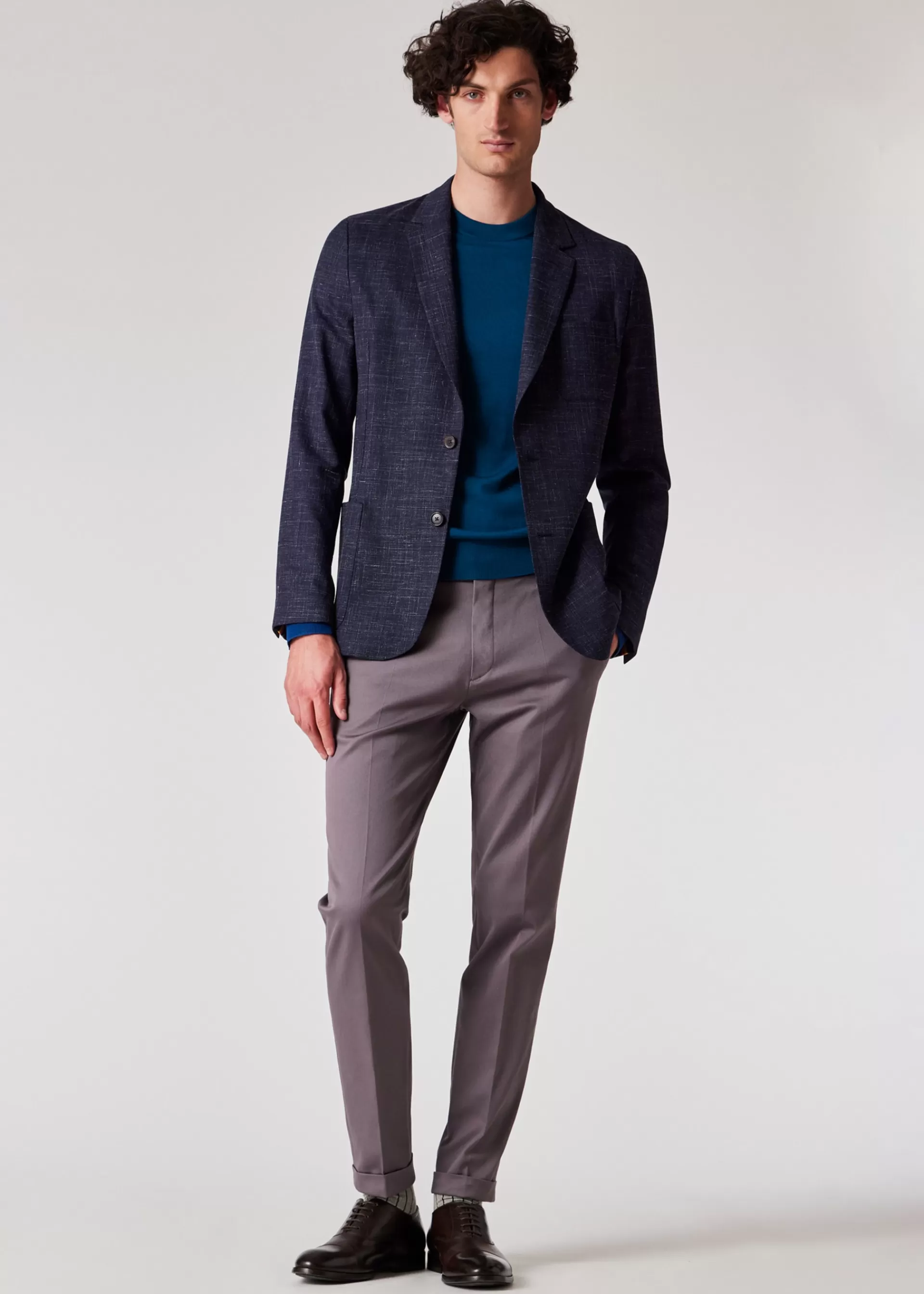 Mid Blue Merino Wool Sweater>Paul Smith Hot