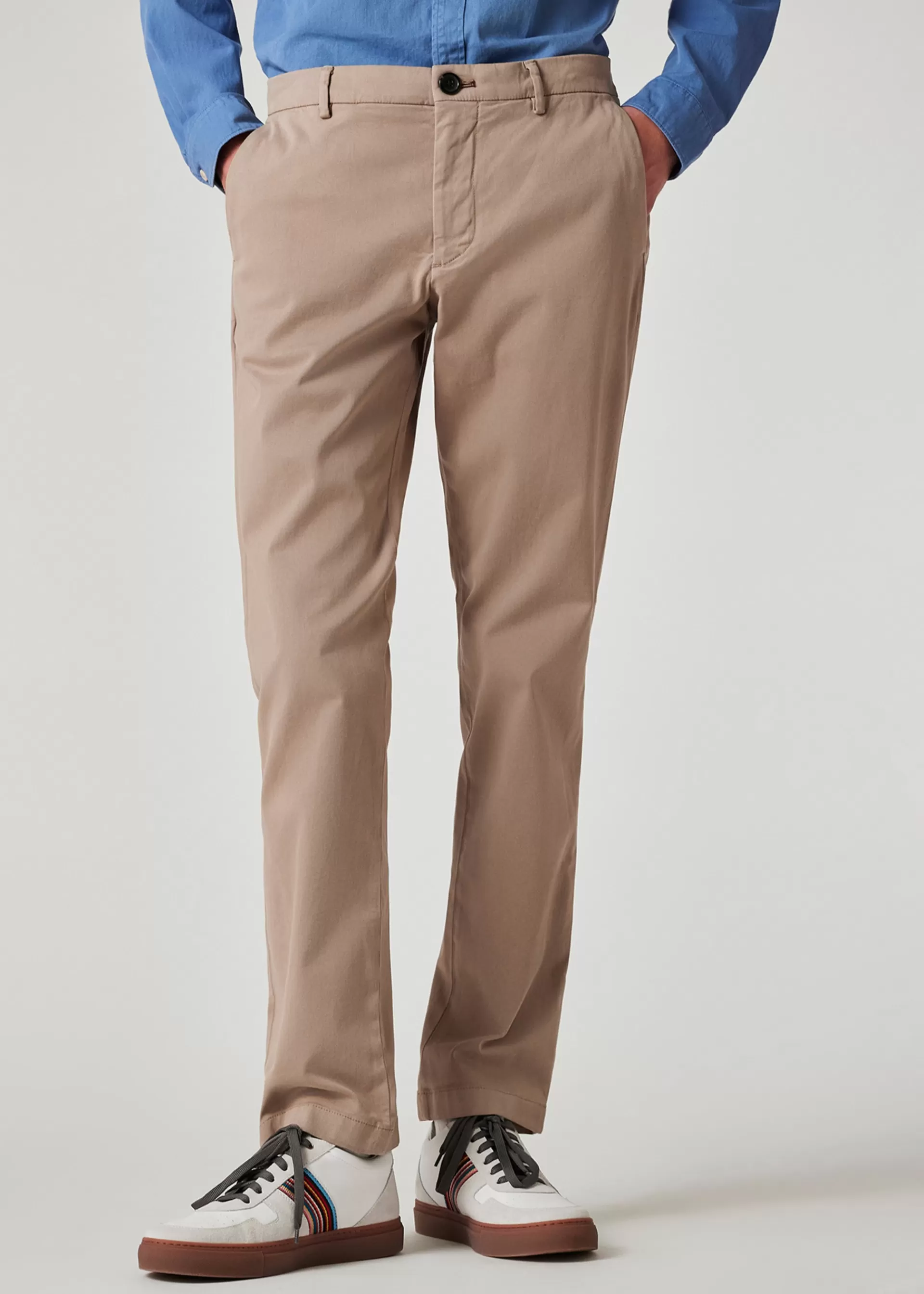 Mid-Fit Cotton-Lyocell Cavalry Twill Chinos>Paul Smith Best Sale