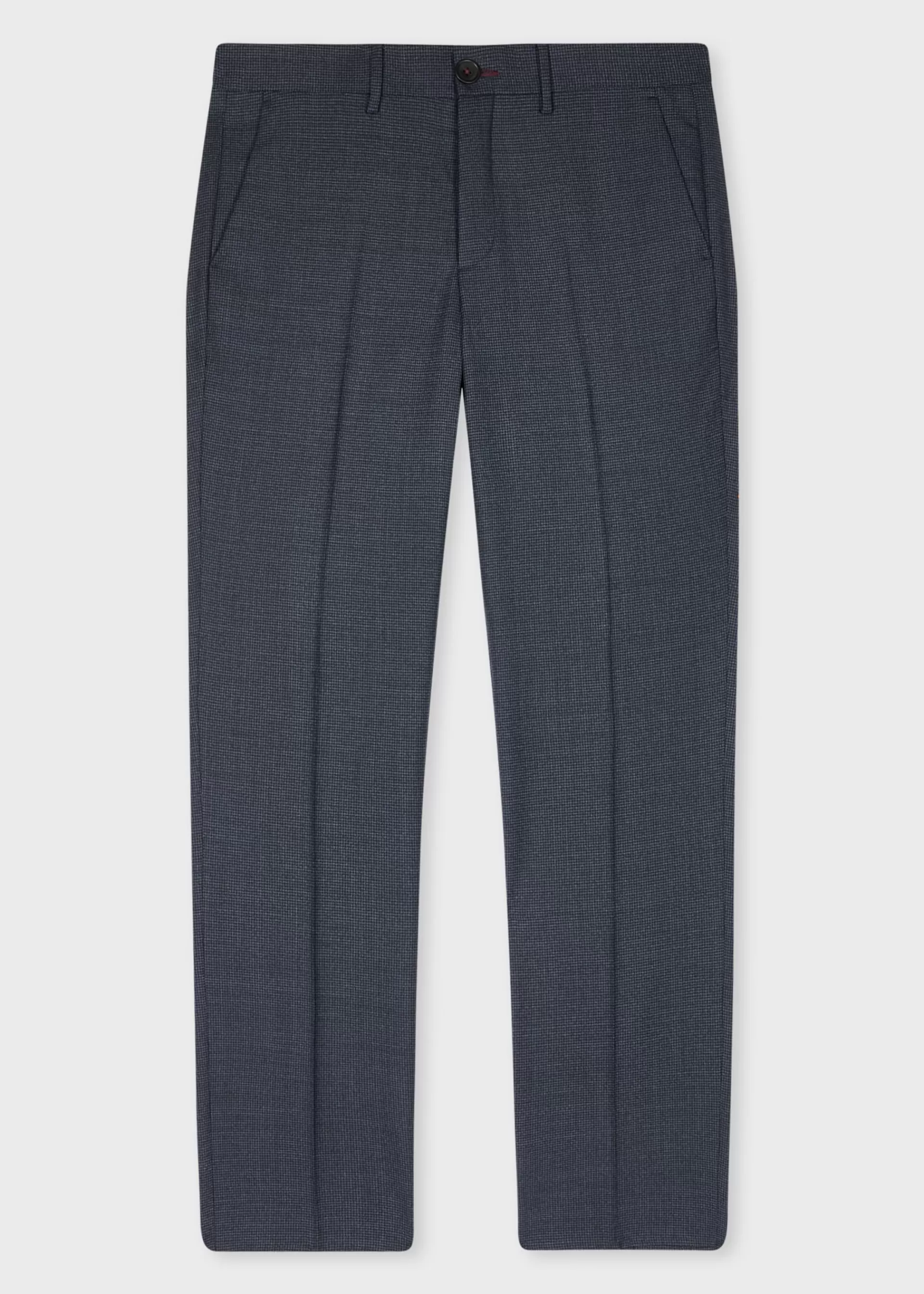 Mid-Fit Check Wool-Blend Trousers>Paul Smith Hot