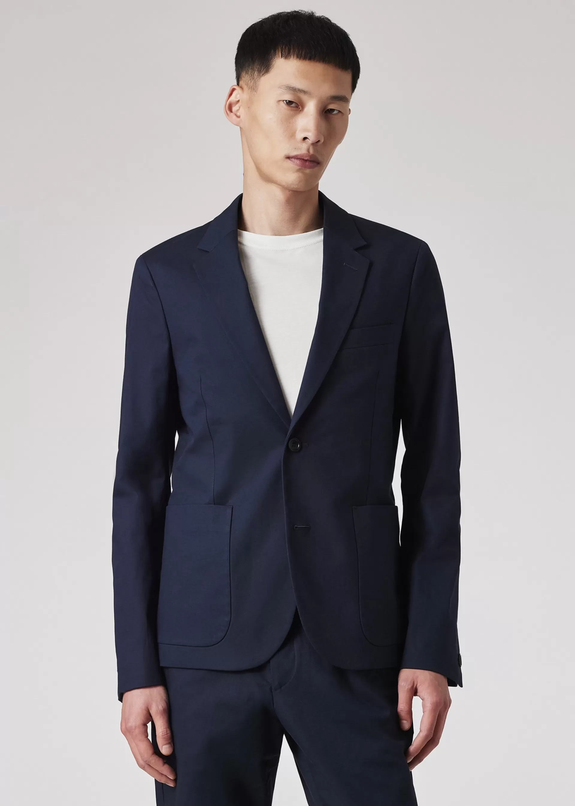 Mid-Fit Stretch Organic Cotton Unlined Blazer>Paul Smith Online