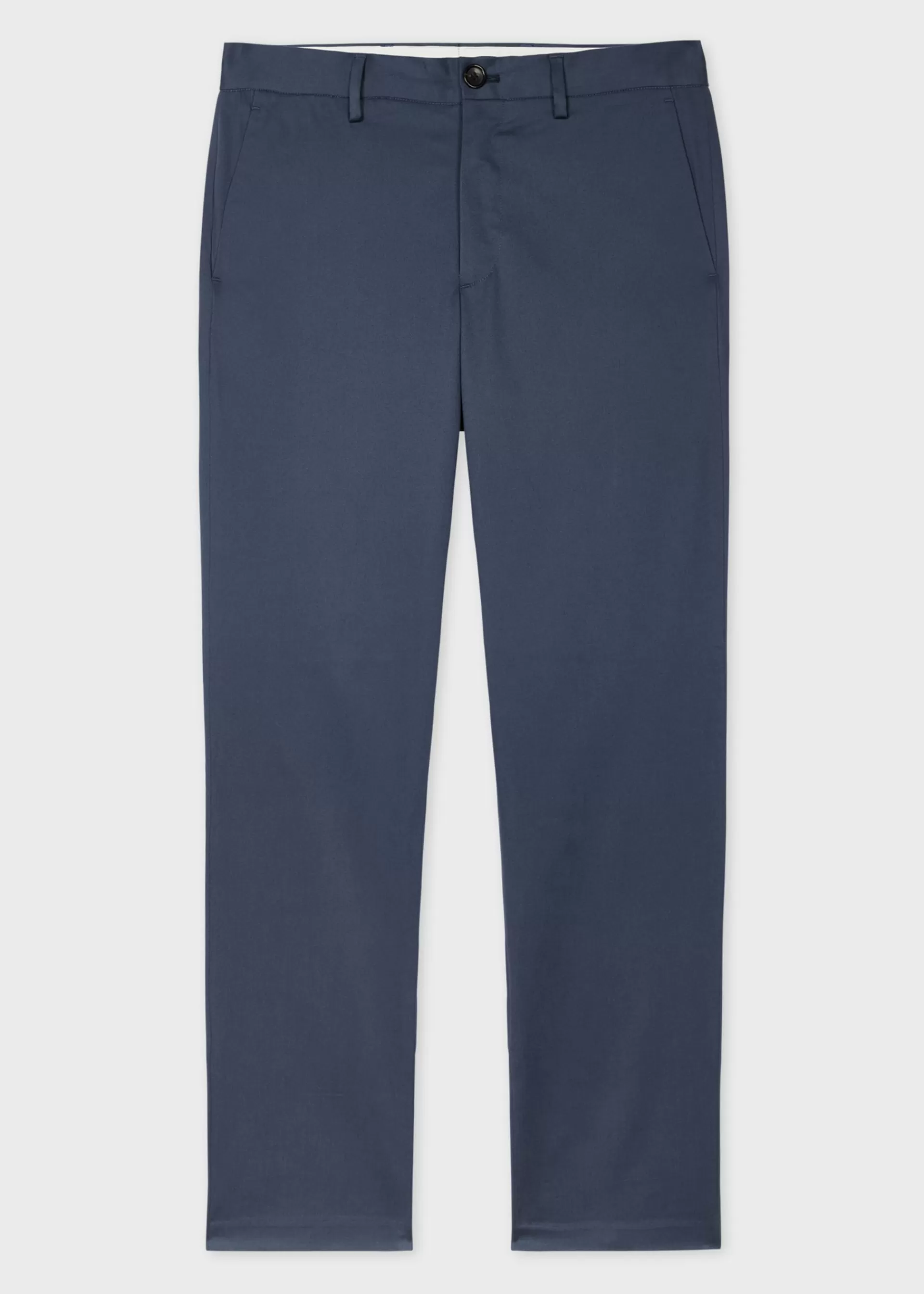 Mid-Fit Stone Blue Stretch-Cotton Chinos>Paul Smith Cheap