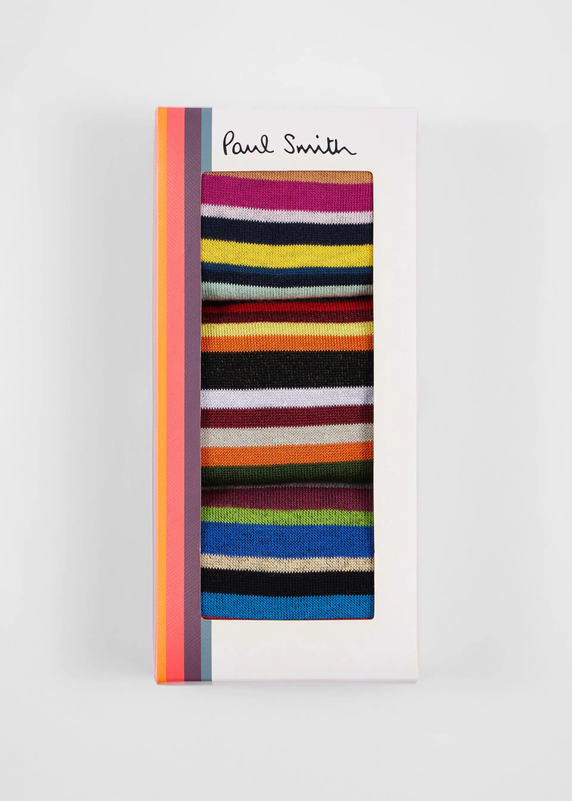 Mix Stripe Socks Three Pack>Paul Smith Hot