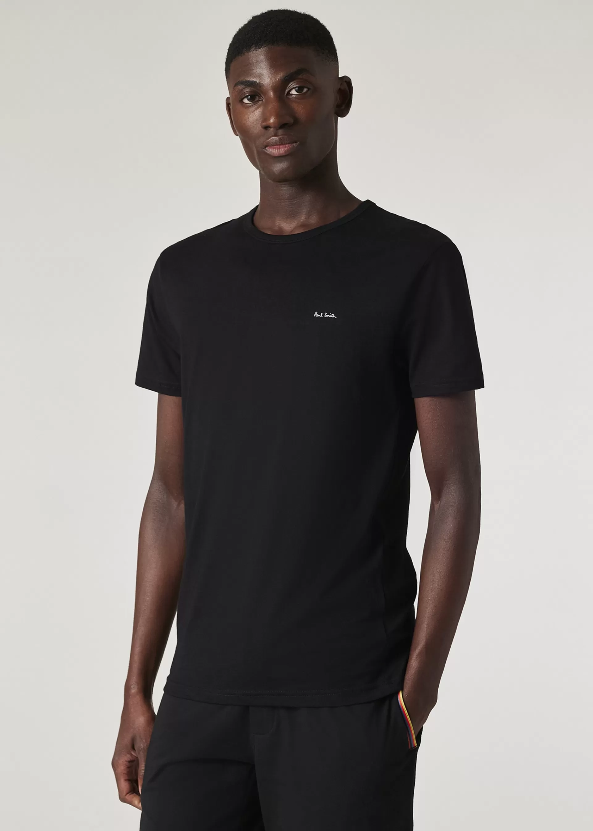 Mixed Colour Organic Cotton Logo Lounge T-Shirts Five Pack>Paul Smith Shop