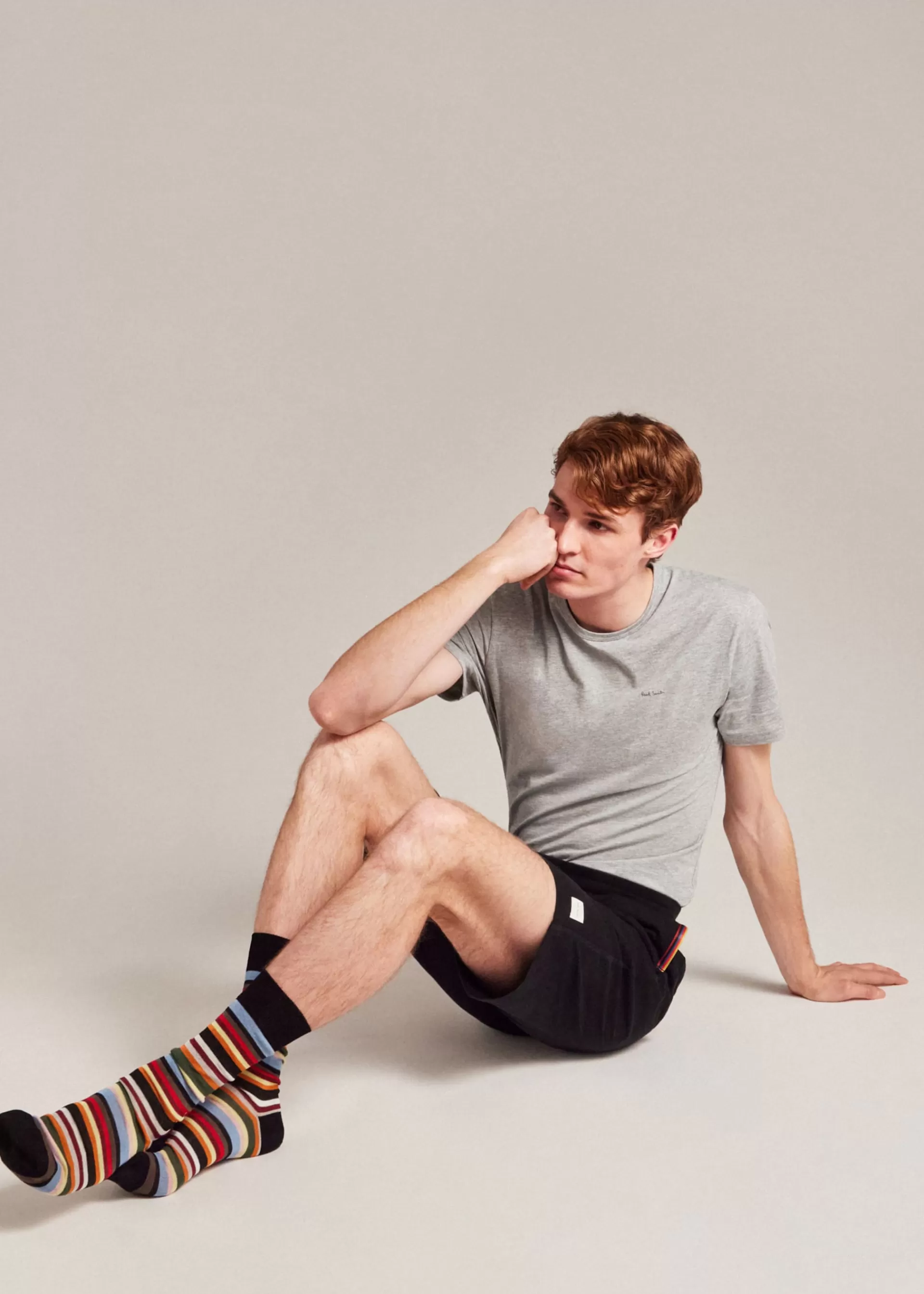 Mixed Colour Organic Cotton Logo Lounge T-Shirts Three Pack>Paul Smith Cheap