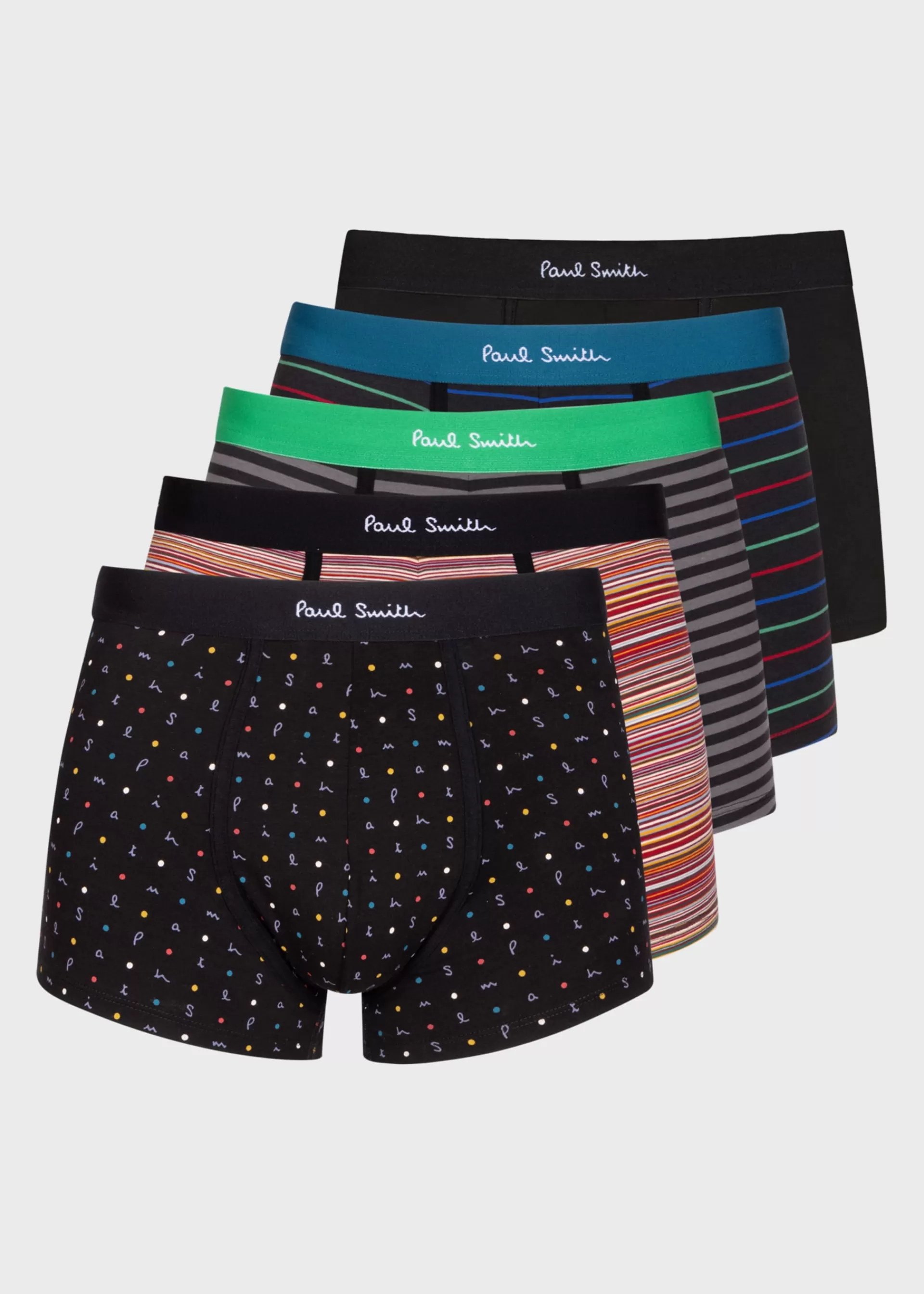 Mixed Stripes Boxer Briefs Five Pack>Paul Smith Fashion