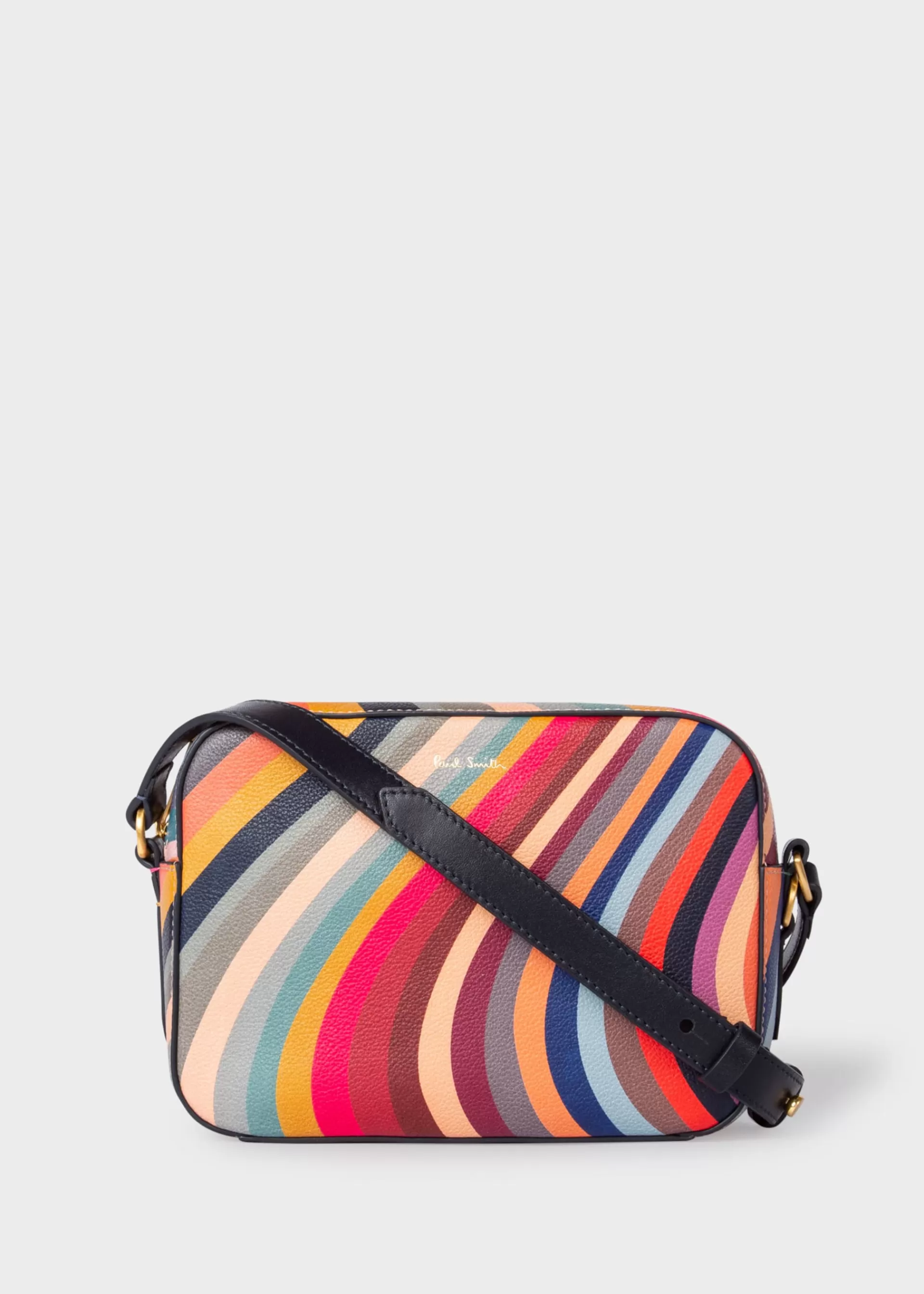 'Swirl' Leather Cross-Body Bag>Paul Smith Online